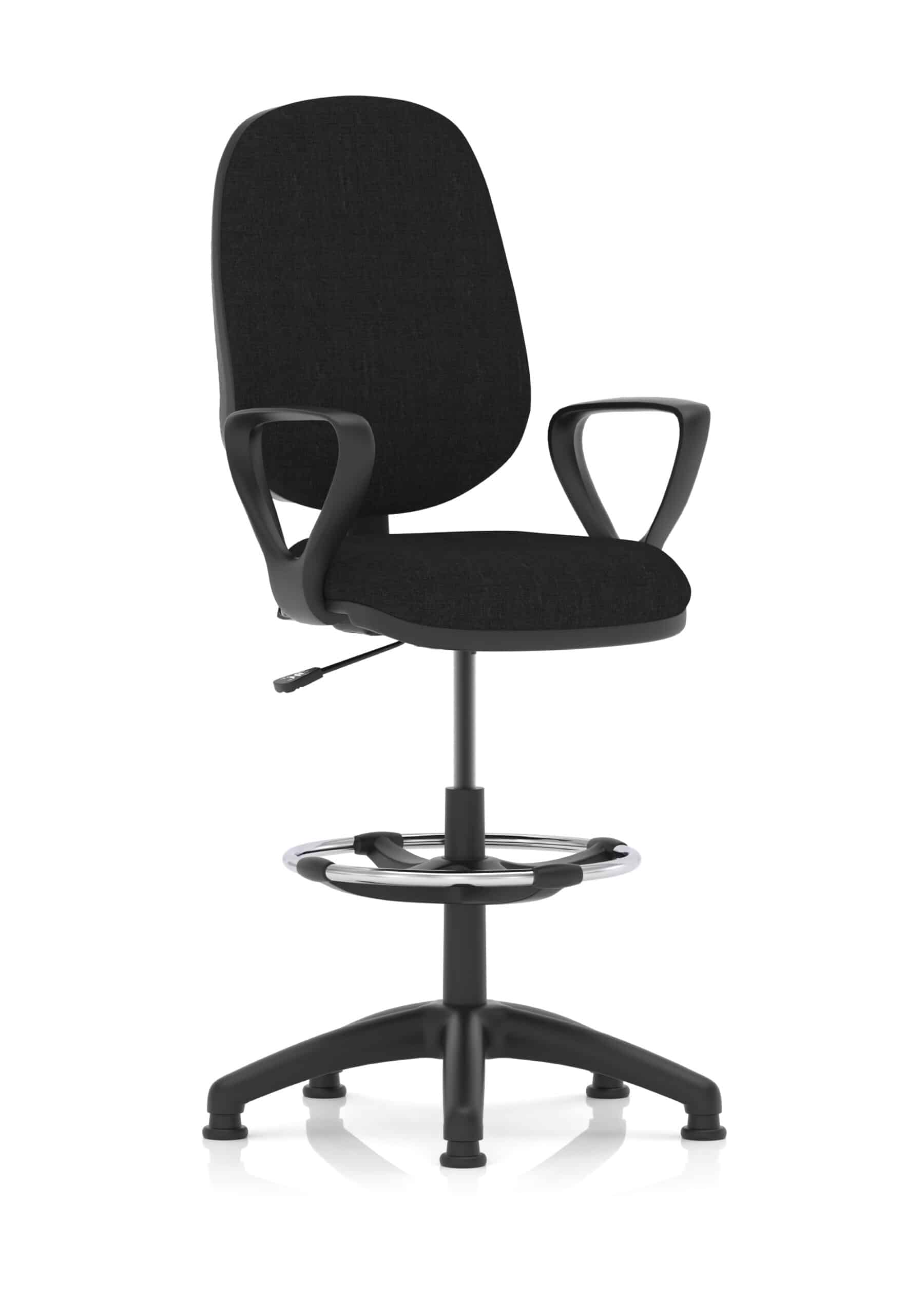 Eclipse Plus I Medium Back Task Operator Office Chair with Hi Rise Draughtsman Kit - Image 4