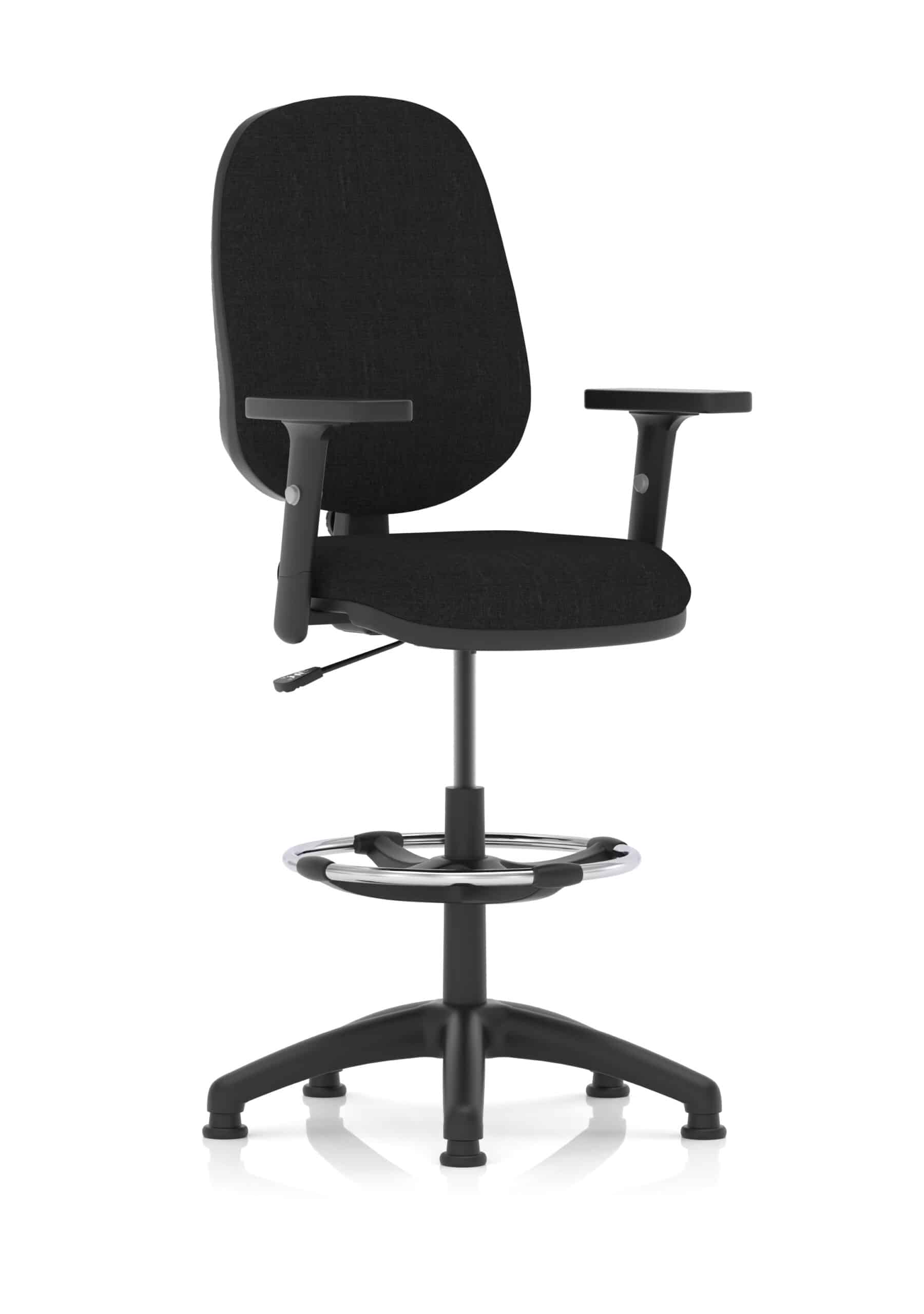 Eclipse Plus I Medium Back Task Operator Office Chair with Hi Rise Draughtsman Kit - Image 7