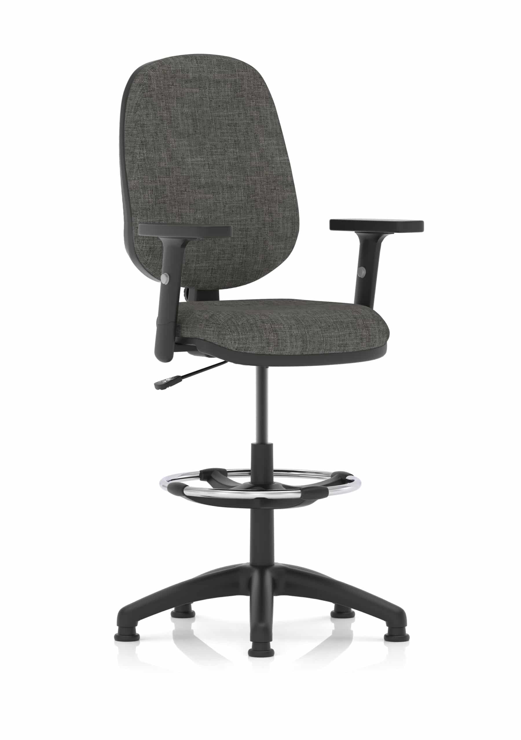 Eclipse Plus I Medium Back Task Operator Office Chair with Hi Rise Draughtsman Kit - Image 9