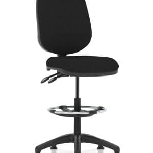 Eclipse Plus II Task Operator Office Chair with Hi Rise Draughtsman Kit