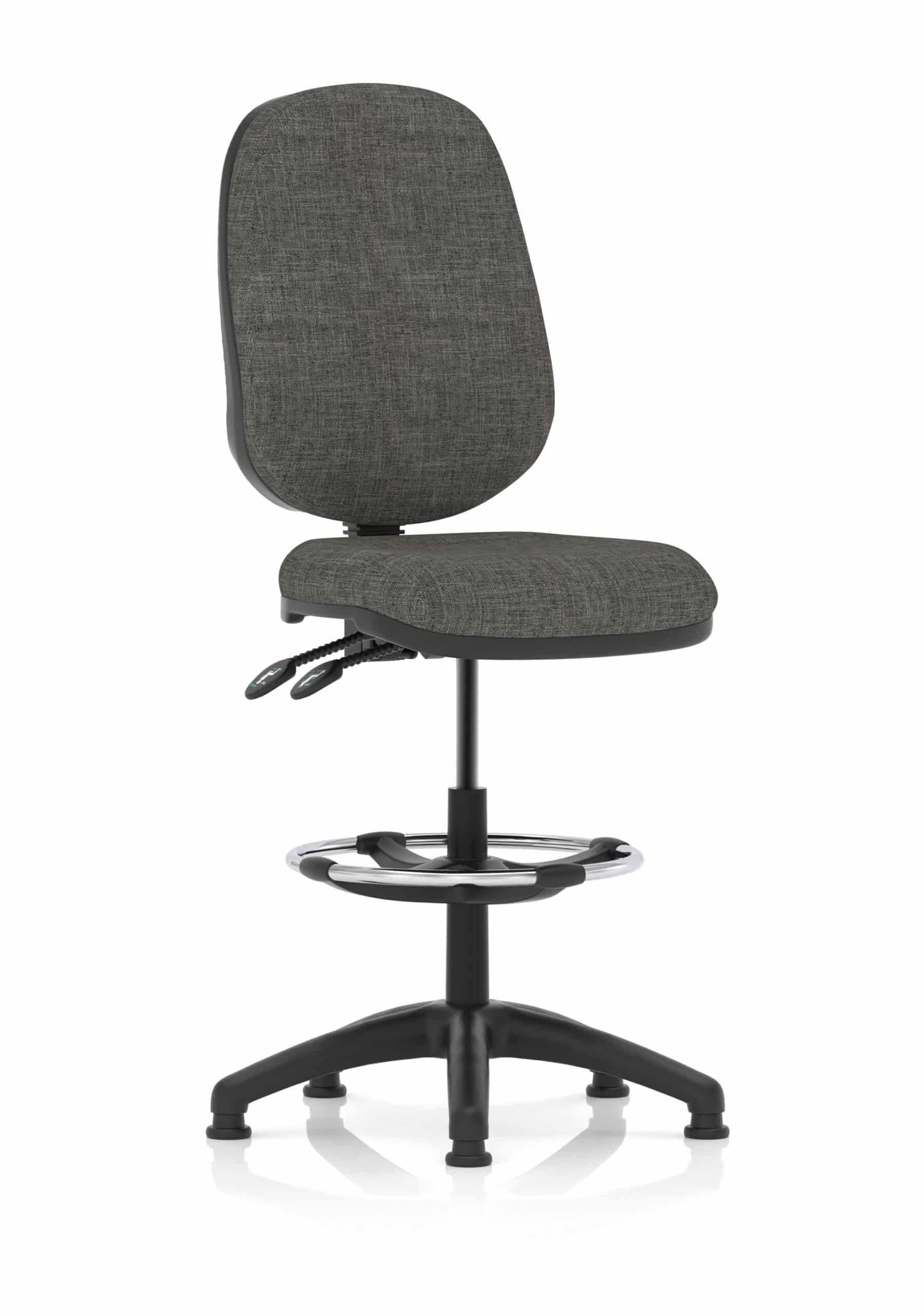 Eclipse Plus II Task Operator Office Chair with Hi Rise Draughtsman Kit - Image 7