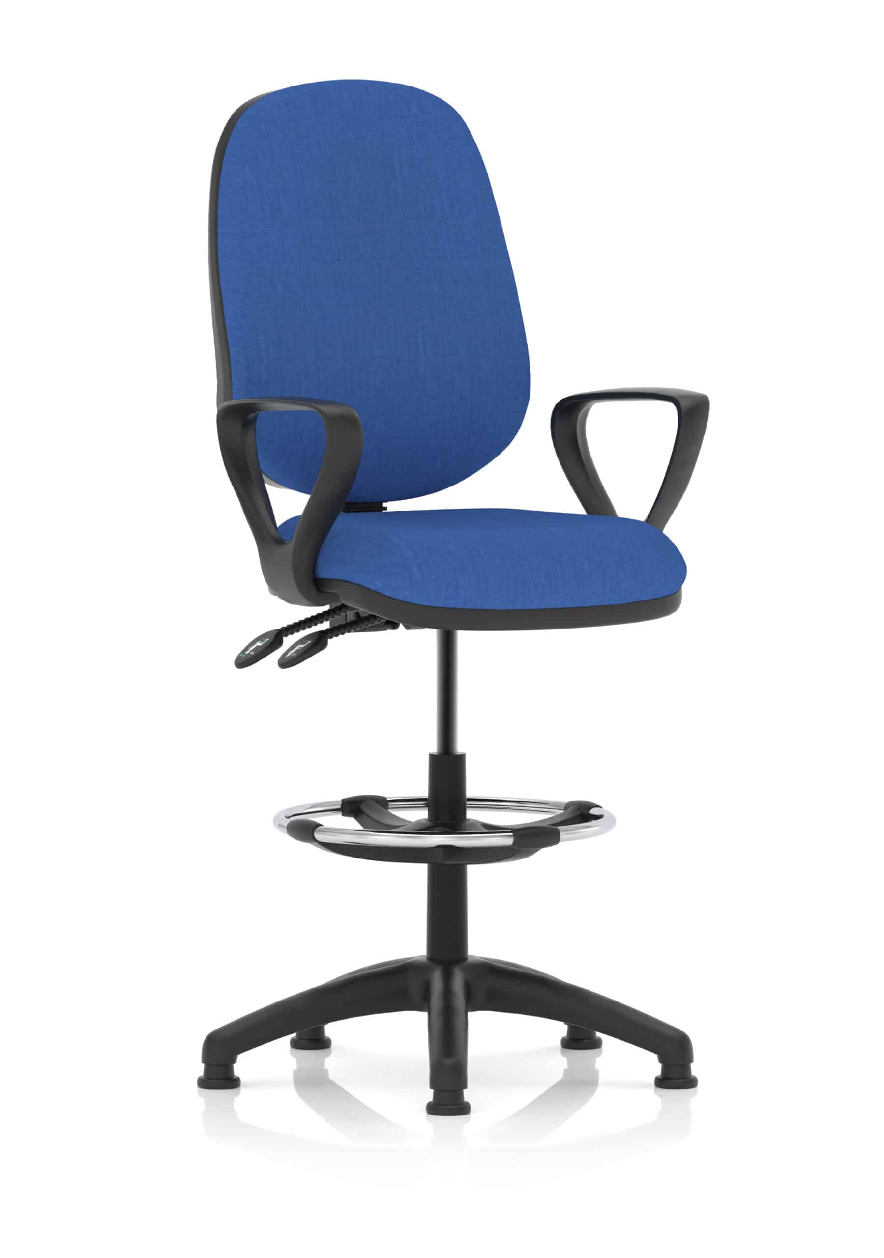 Eclipse Plus II Task Operator Office Chair with Hi Rise Draughtsman Kit - Image 5
