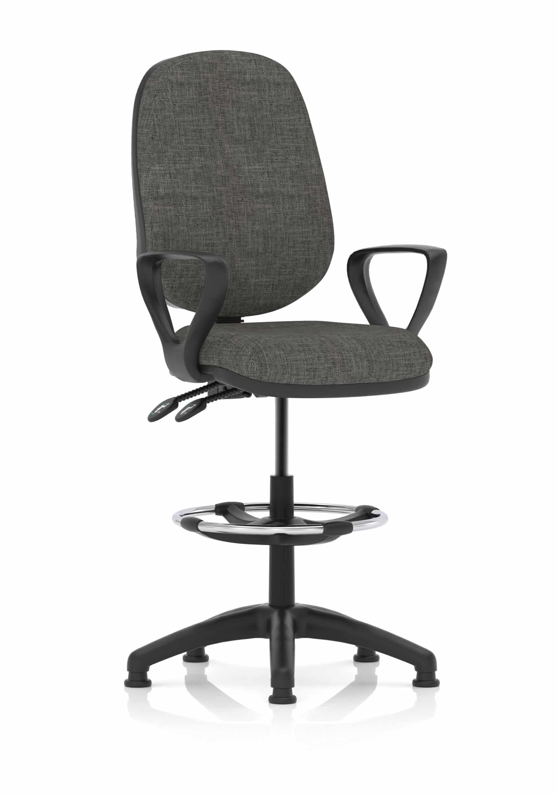 Eclipse Plus II Task Operator Office Chair with Hi Rise Draughtsman Kit - Image 8