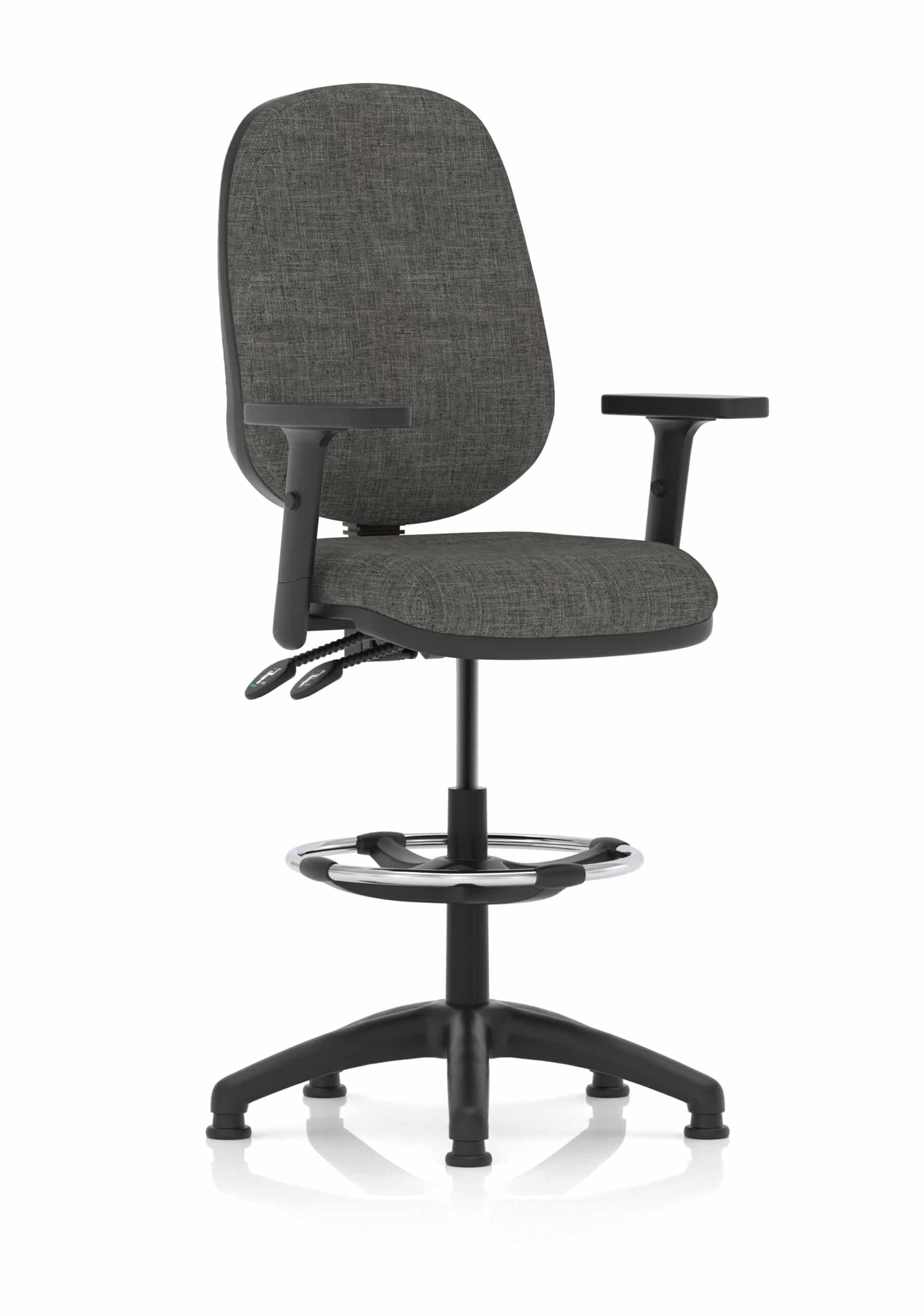 Eclipse Plus II Task Operator Office Chair with Hi Rise Draughtsman Kit - Image 9