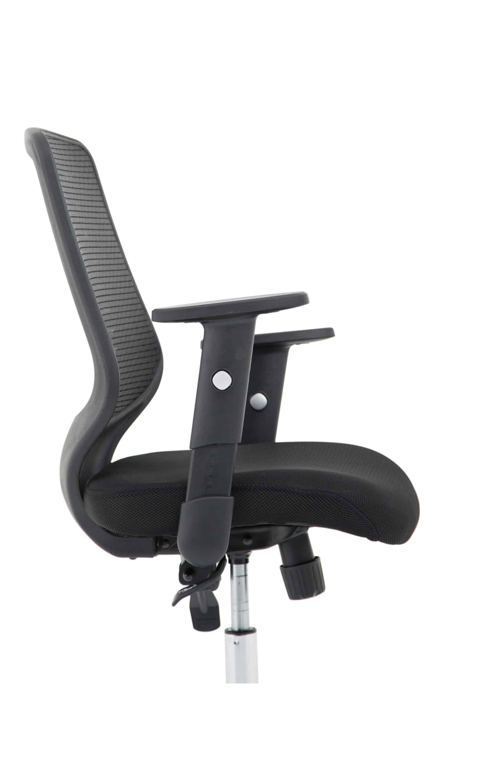 Relay Medium Mesh Back Task Operator Office Chair with Arms - Image 4