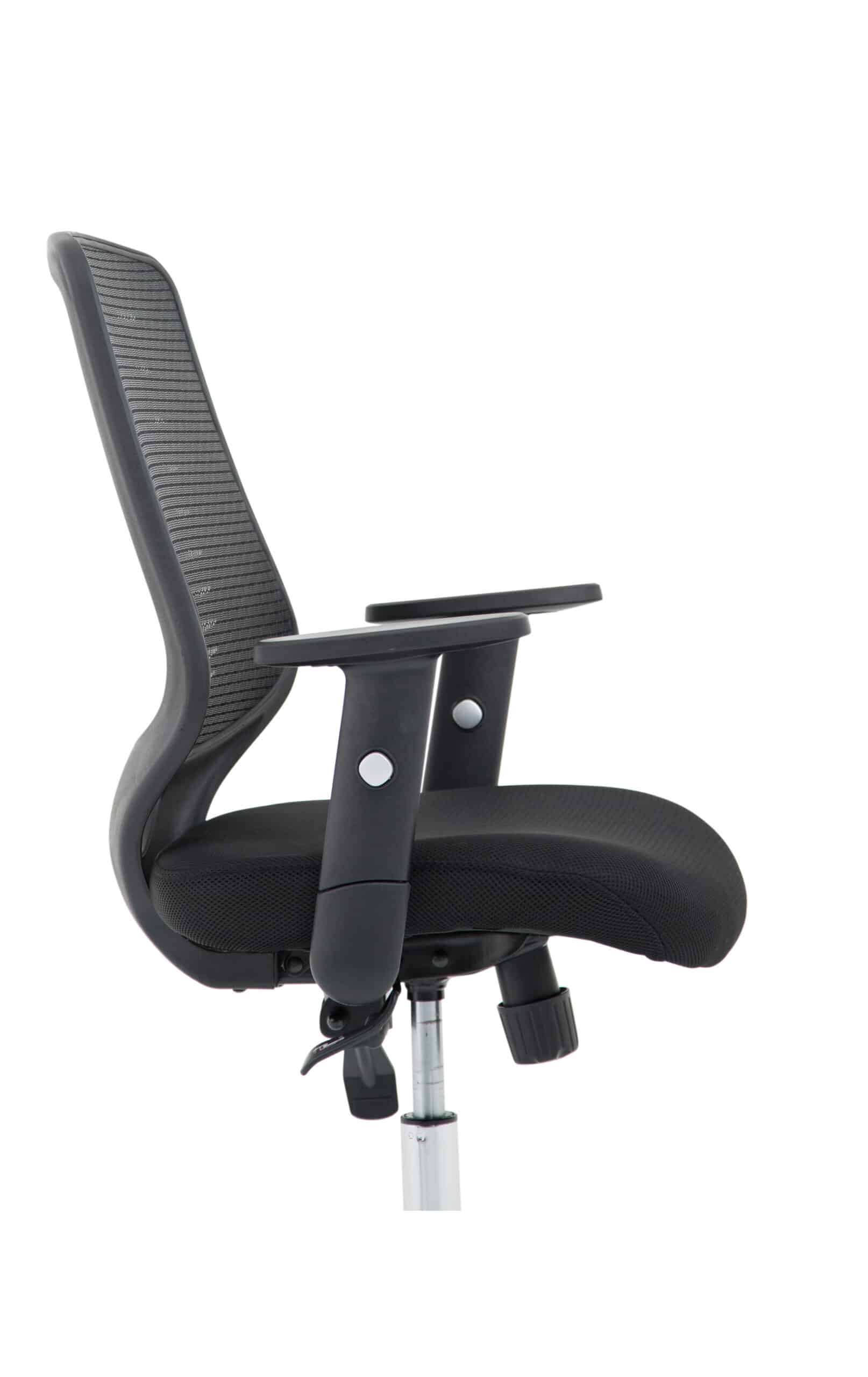 Relay Medium Mesh Back Task Operator Office Chair with Arms - Image 3
