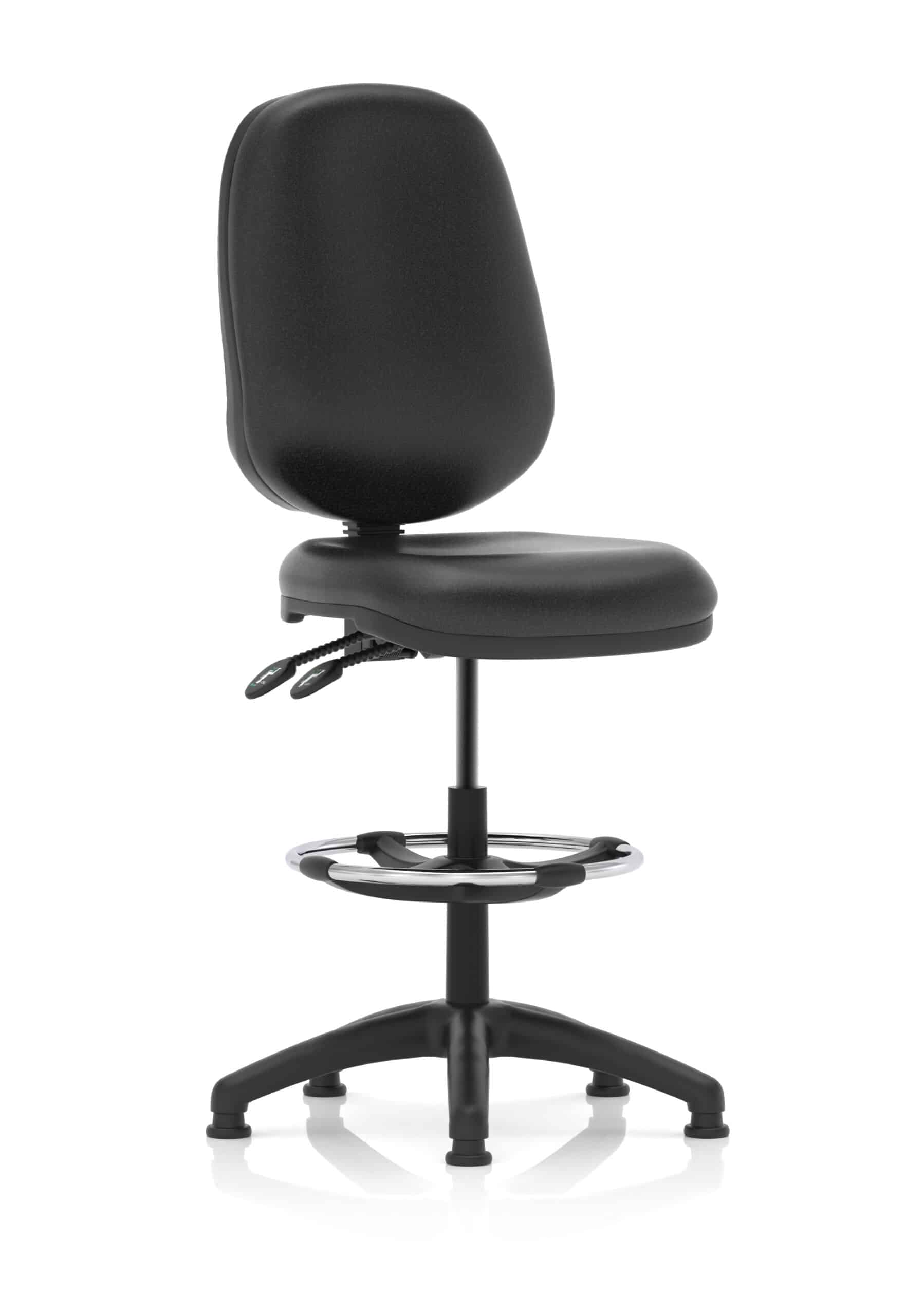 Eclipse Plus II Task Operator Office Chair with Hi Rise Draughtsman Kit - Image 10