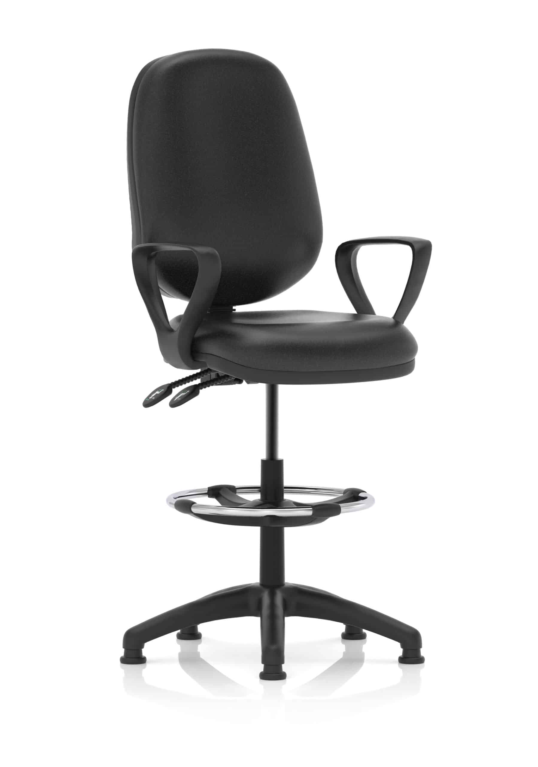 Eclipse Plus II Task Operator Office Chair with Hi Rise Draughtsman Kit - Image 11