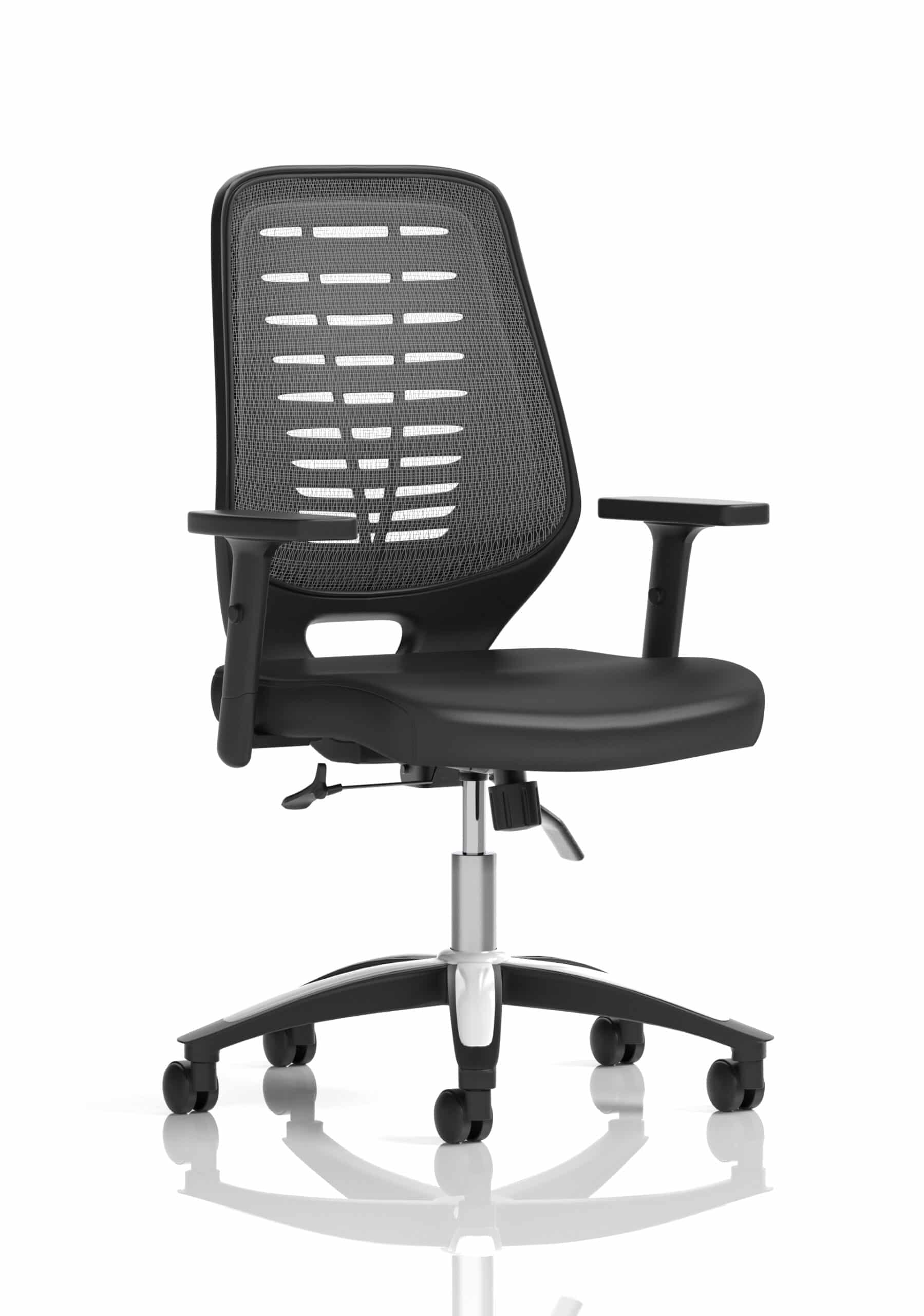 Relay Medium Mesh Back Task Operator Office Chair with Arms - Image 27