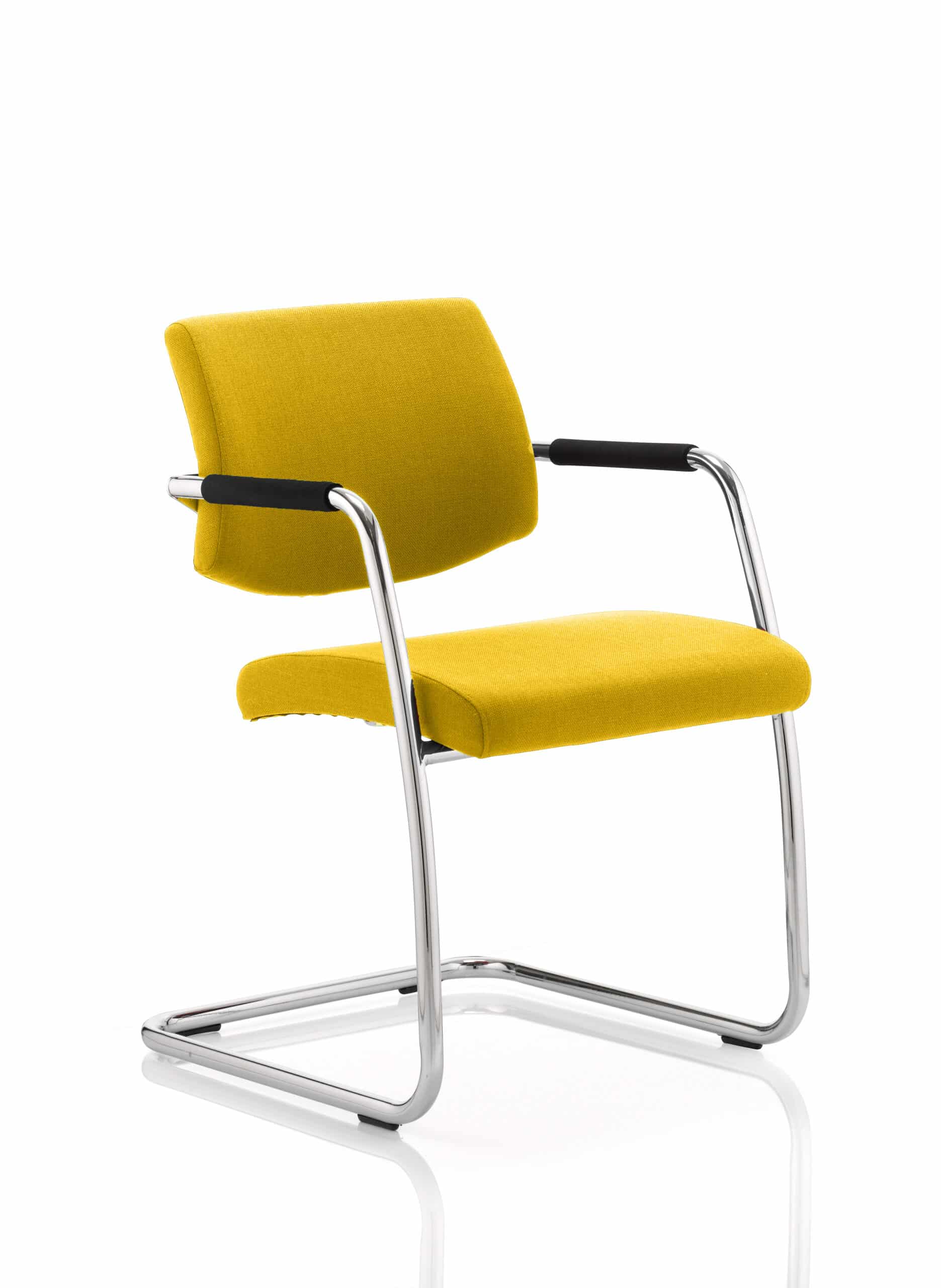 Havanna Medium Back Cantilever Visitor Chair with Arms - Image 8