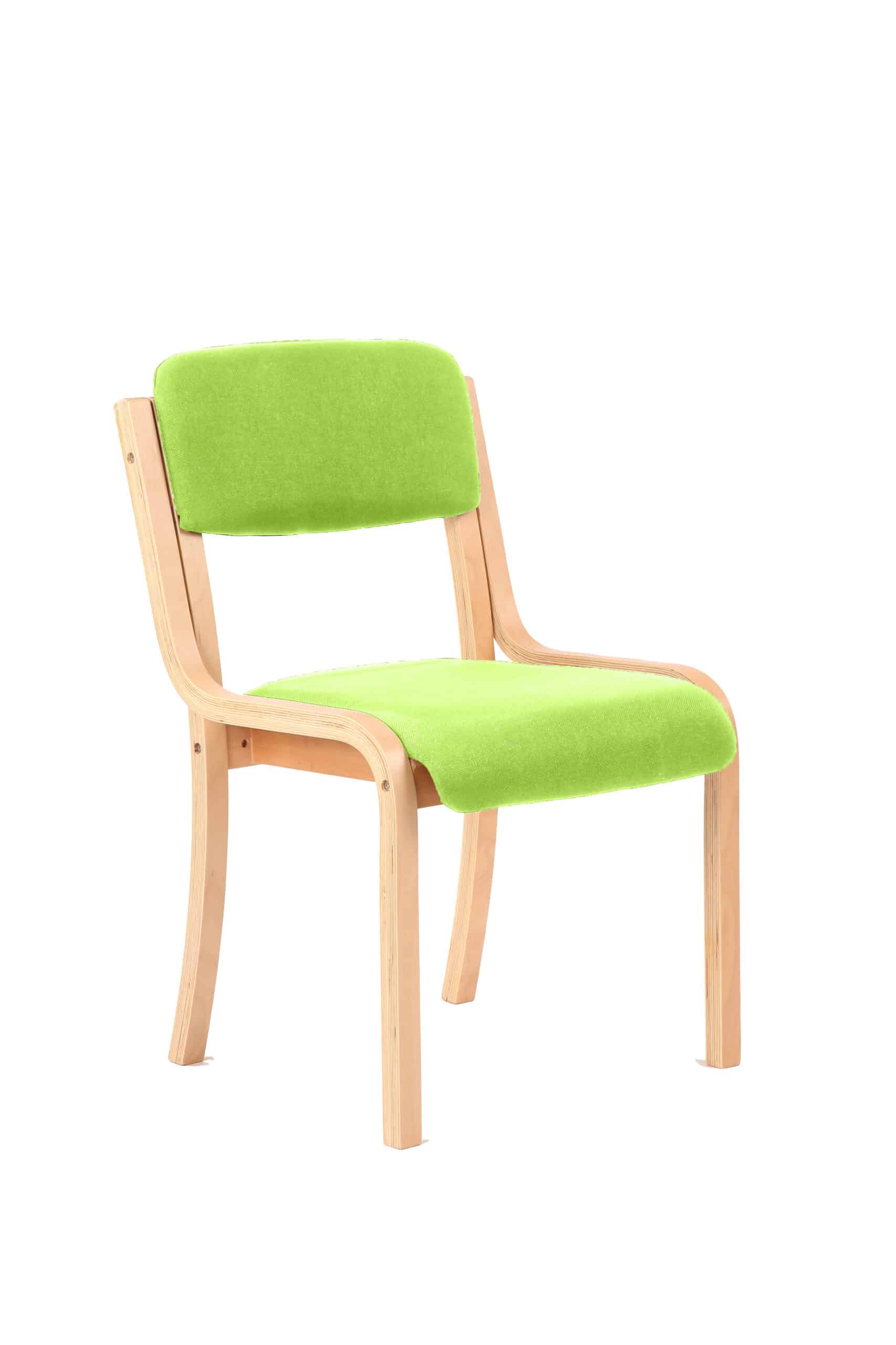 Madrid Wooden Frame Visitor Chair with Arms - Image 12