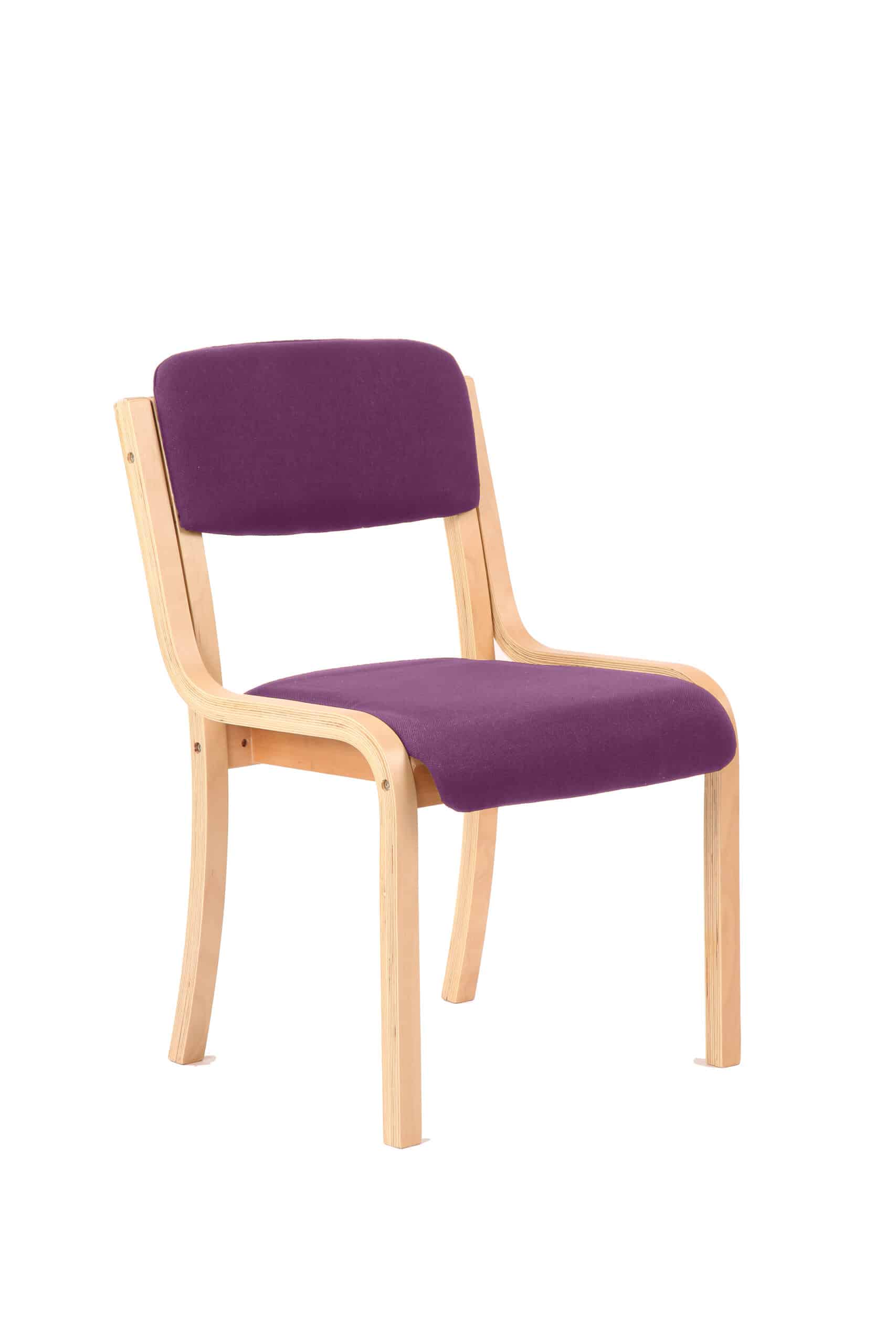 Madrid Wooden Frame Visitor Chair with Arms - Image 18