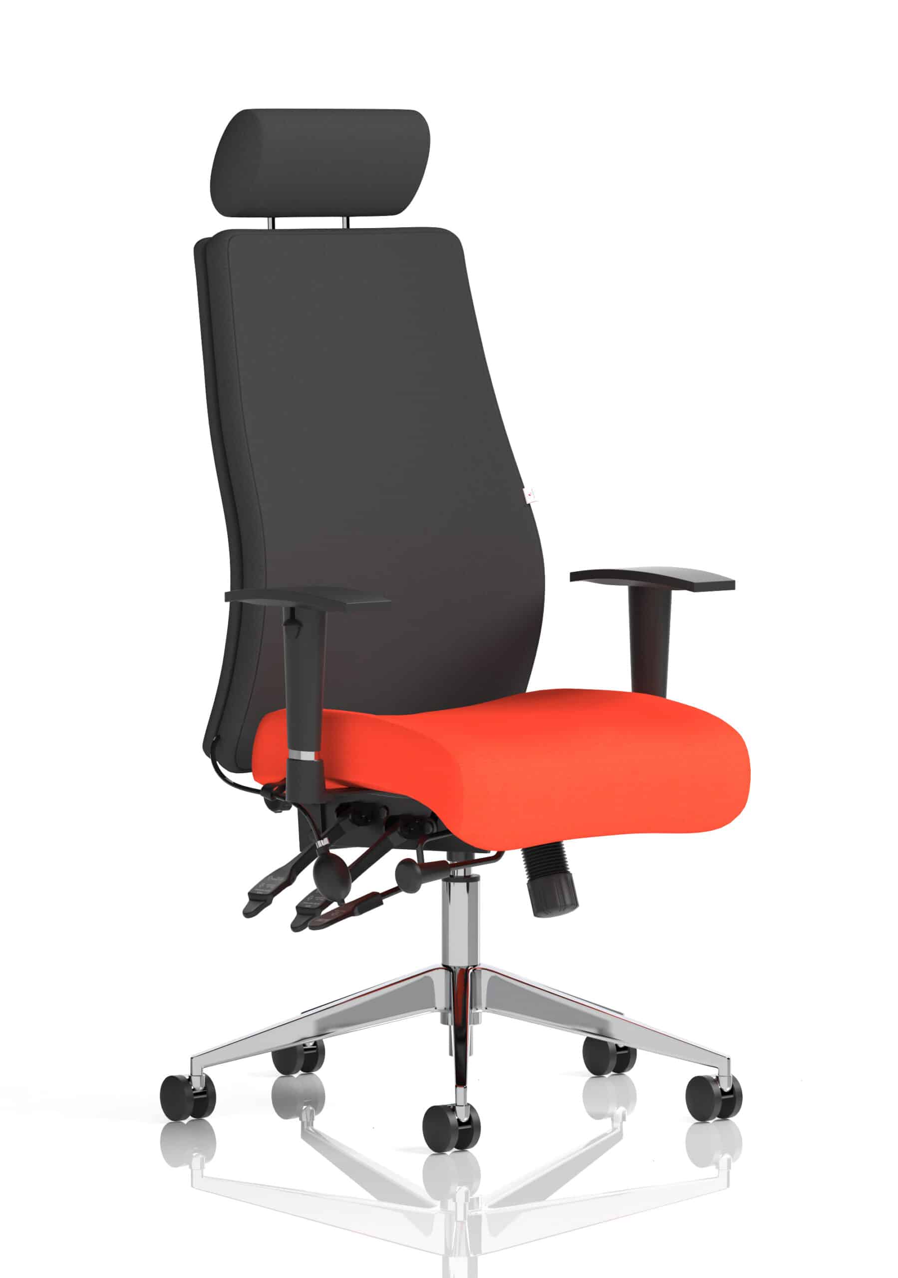 Onyx High Back Ergonomic Posture Chair with Height Adjustable Arms - Image 46