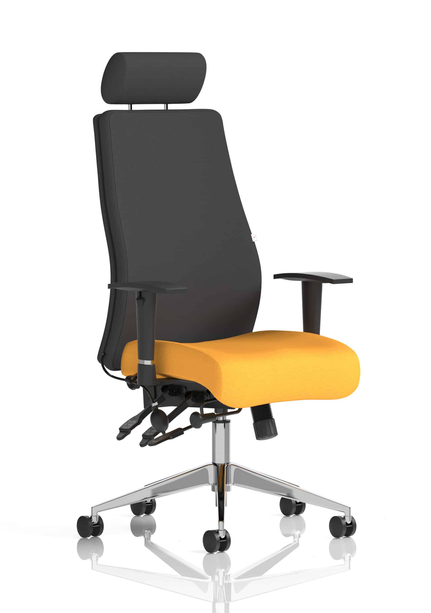 Onyx High Back Ergonomic Posture Chair with Height Adjustable Arms - Image 50