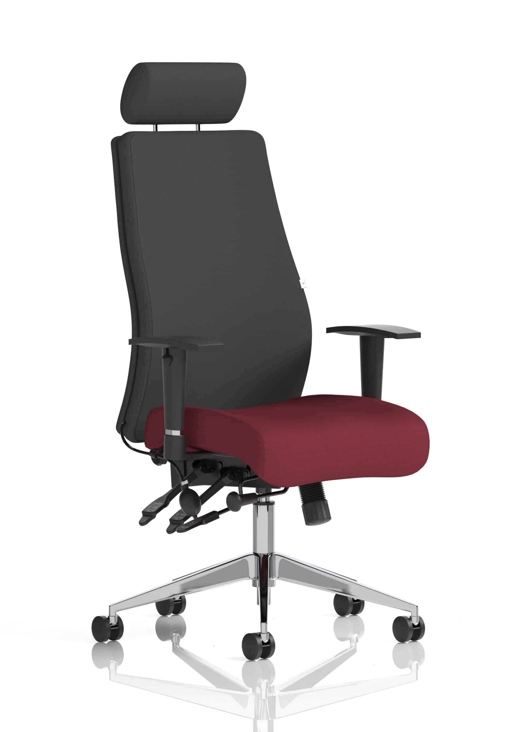 Onyx High Back Ergonomic Posture Chair with Height Adjustable Arms - Image 54