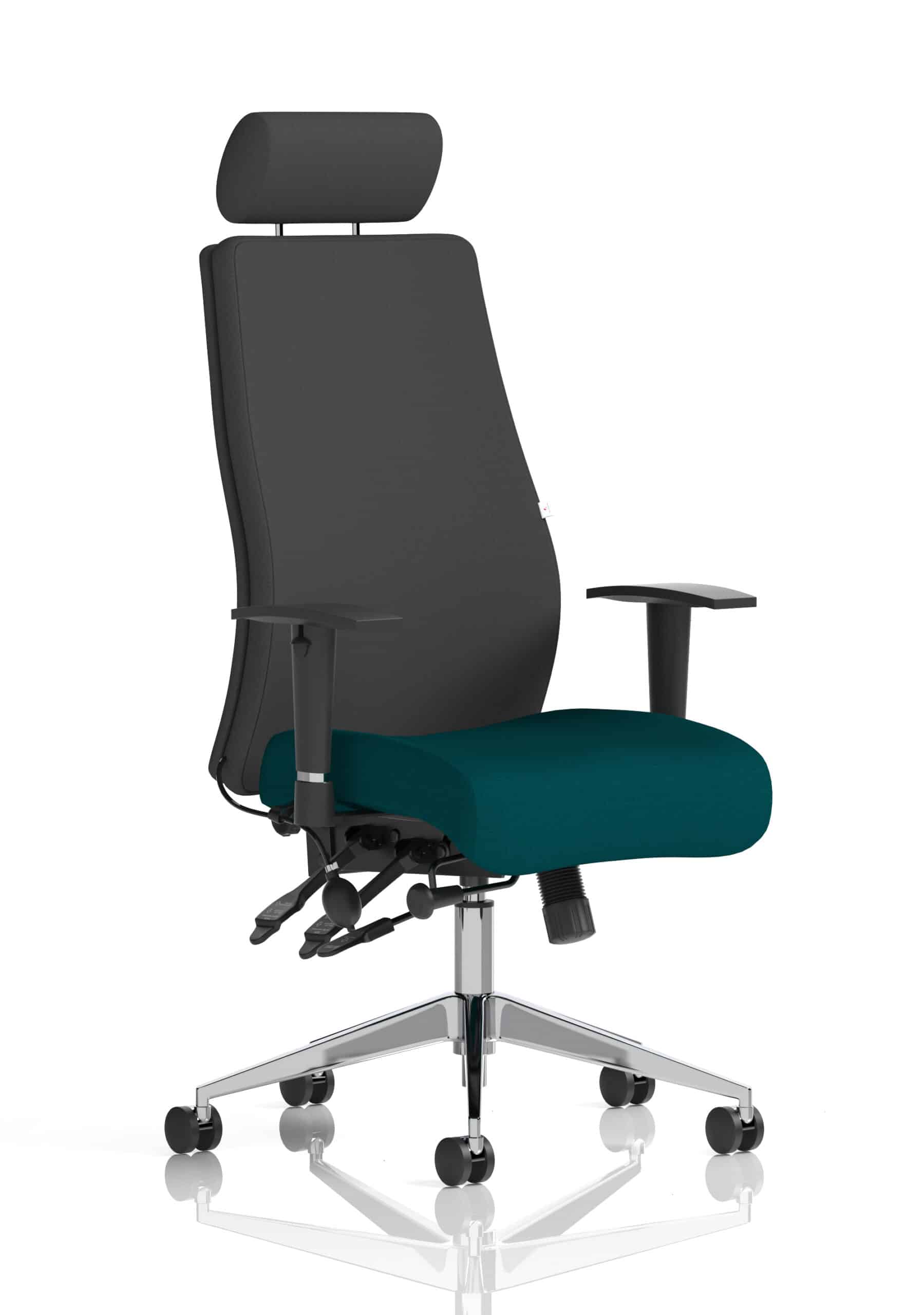 Onyx High Back Ergonomic Posture Chair with Height Adjustable Arms - Image 58
