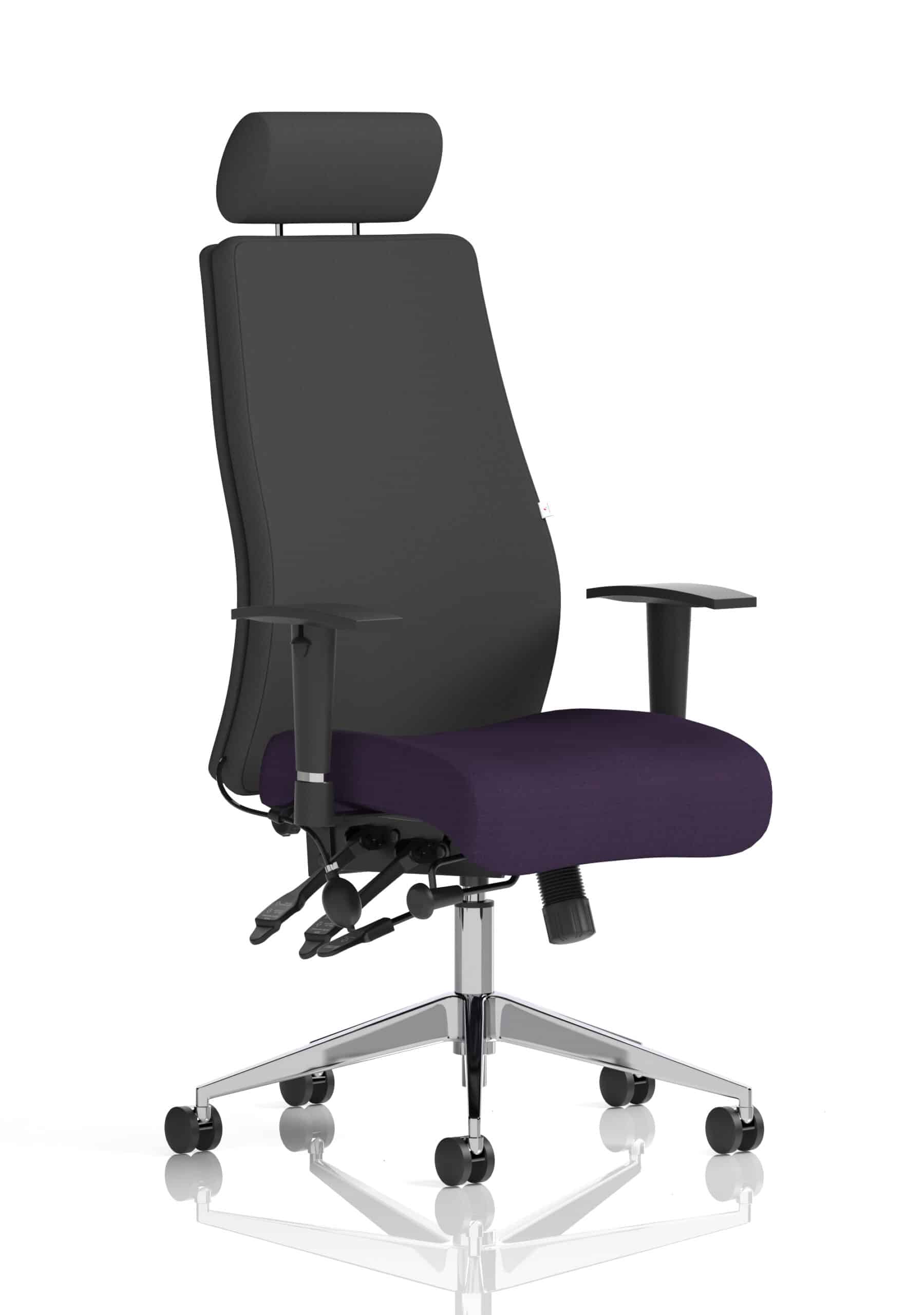 Onyx High Back Ergonomic Posture Chair with Height Adjustable Arms - Image 62