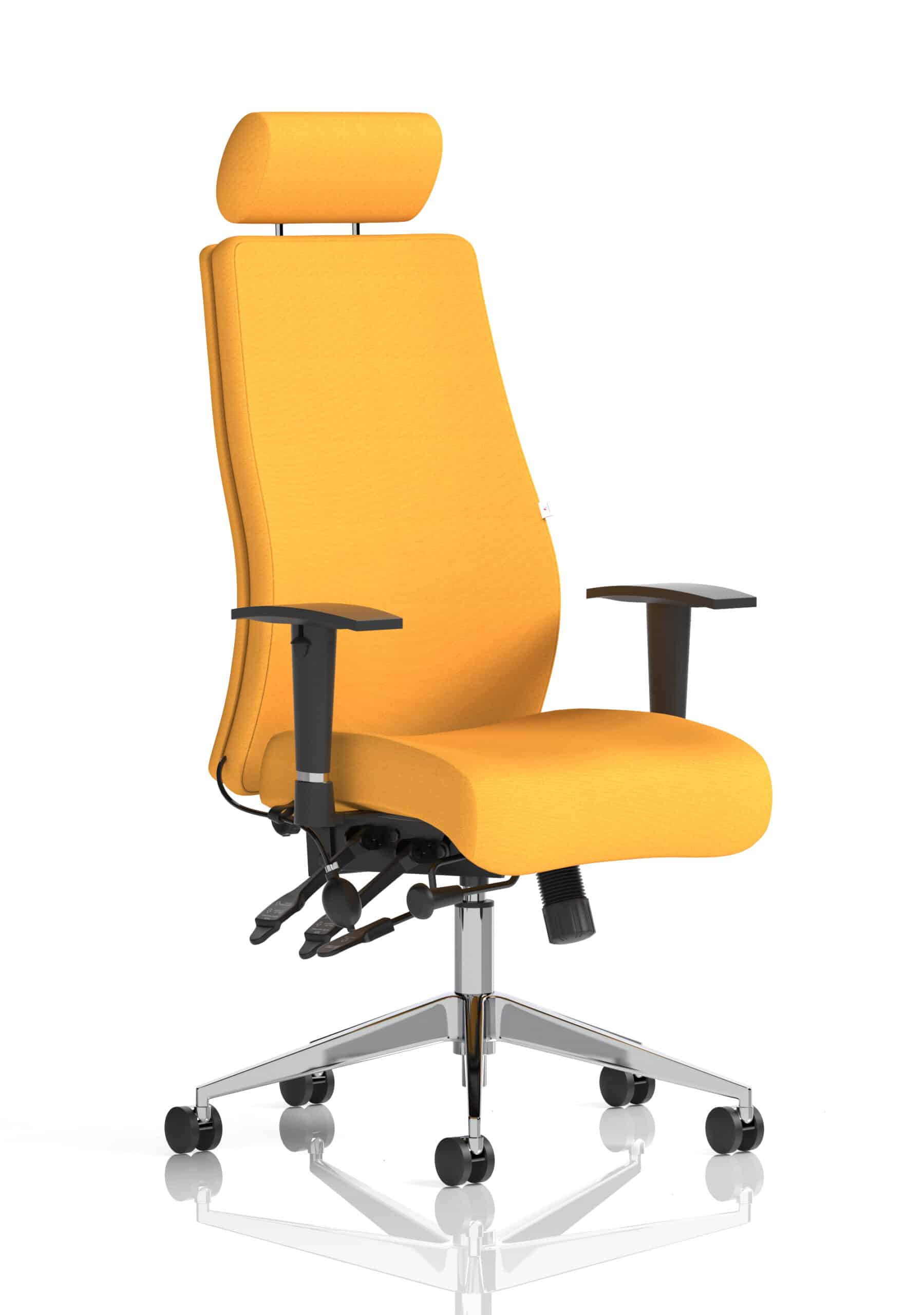 Onyx High Back Ergonomic Posture Chair with Height Adjustable Arms - Image 52