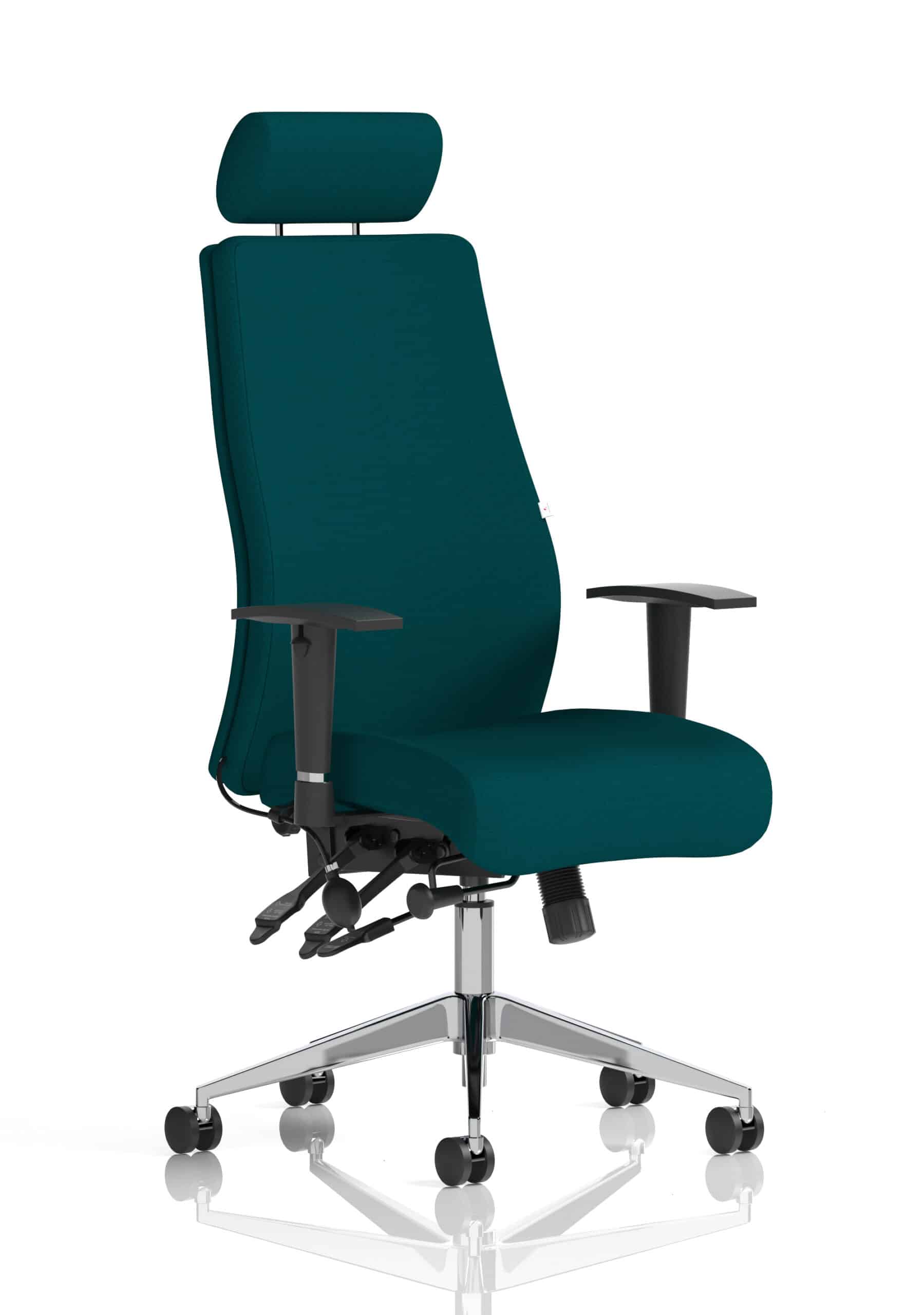 Onyx High Back Ergonomic Posture Chair with Height Adjustable Arms - Image 60