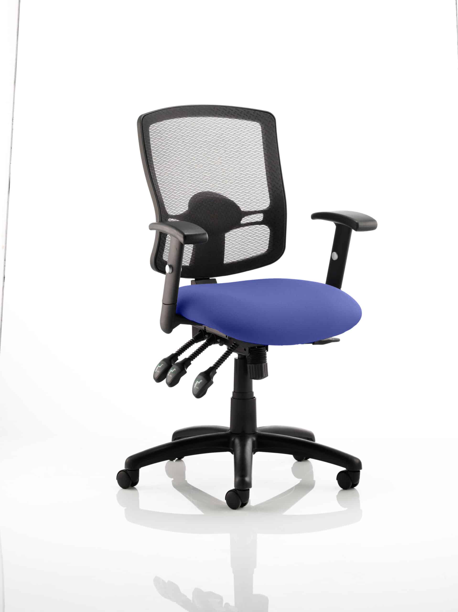 Portland III High Mesh Back Task Operator Office Chair with Arms - Image 11