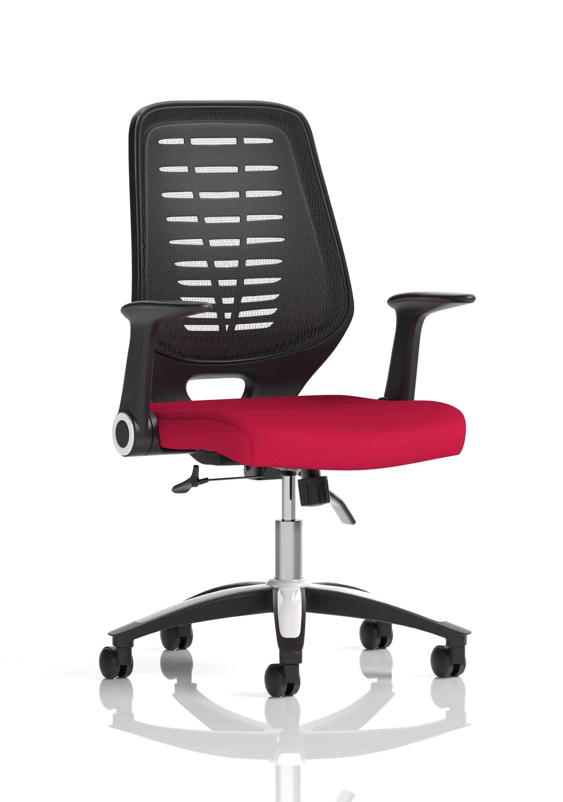 Relay Medium Mesh Back Task Operator Office Chair with Arms - Image 7