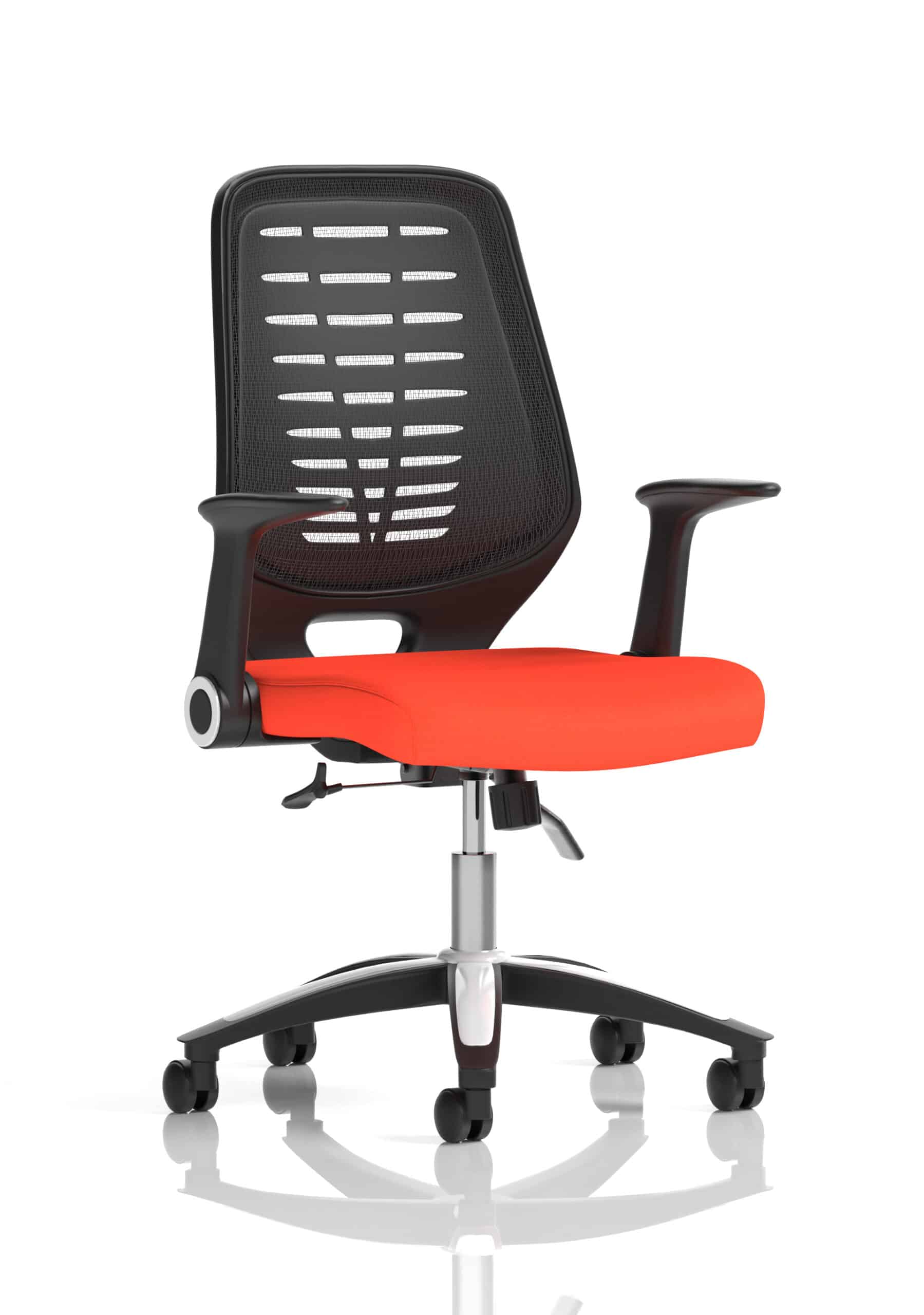 Relay Medium Mesh Back Task Operator Office Chair with Arms - Image 13