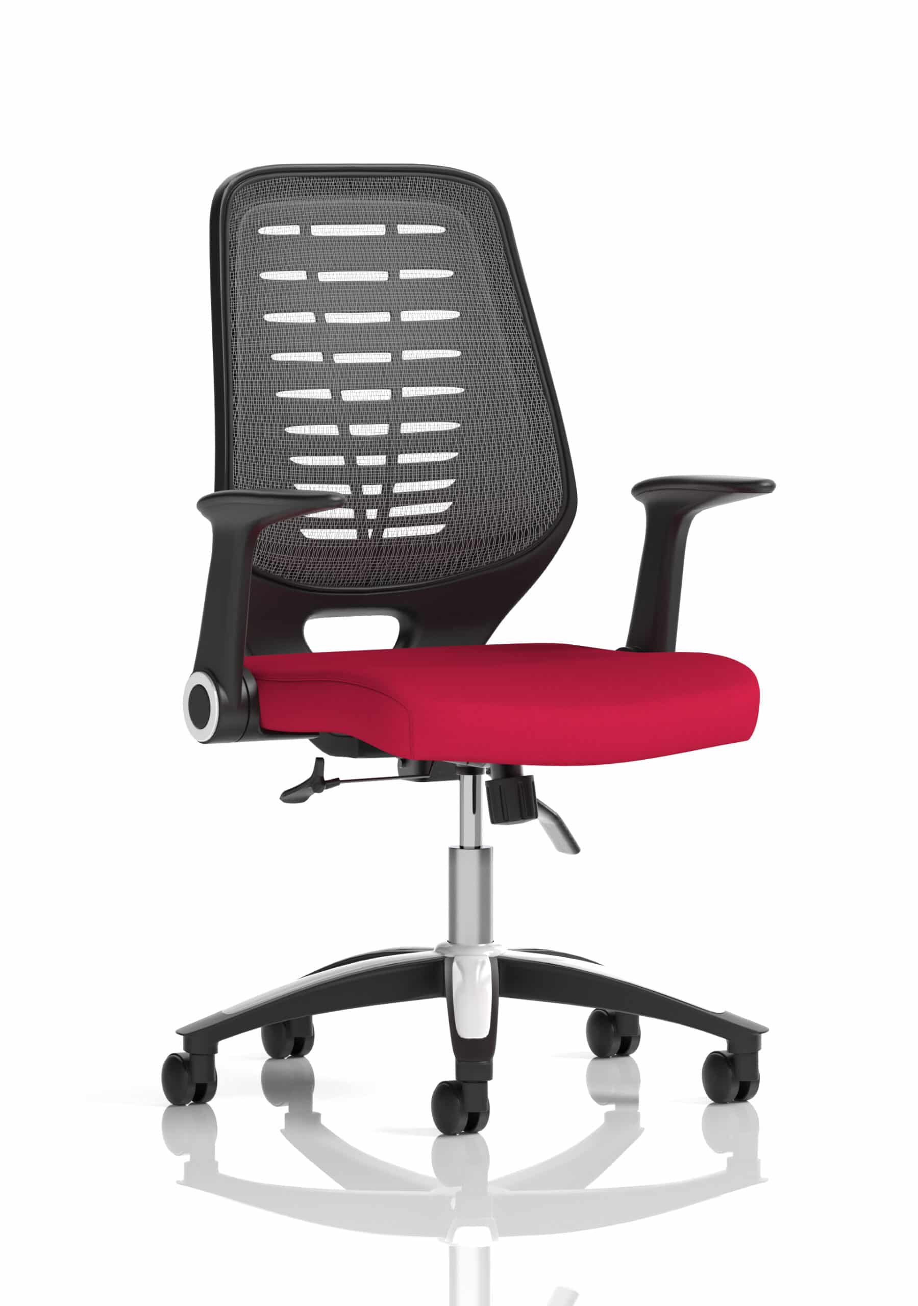 Relay Medium Mesh Back Task Operator Office Chair with Arms - Image 28