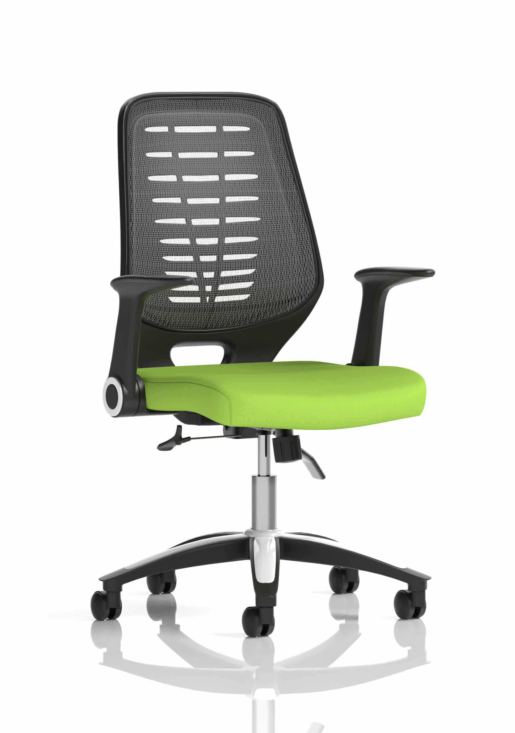 Relay Medium Mesh Back Task Operator Office Chair with Arms - Image 30