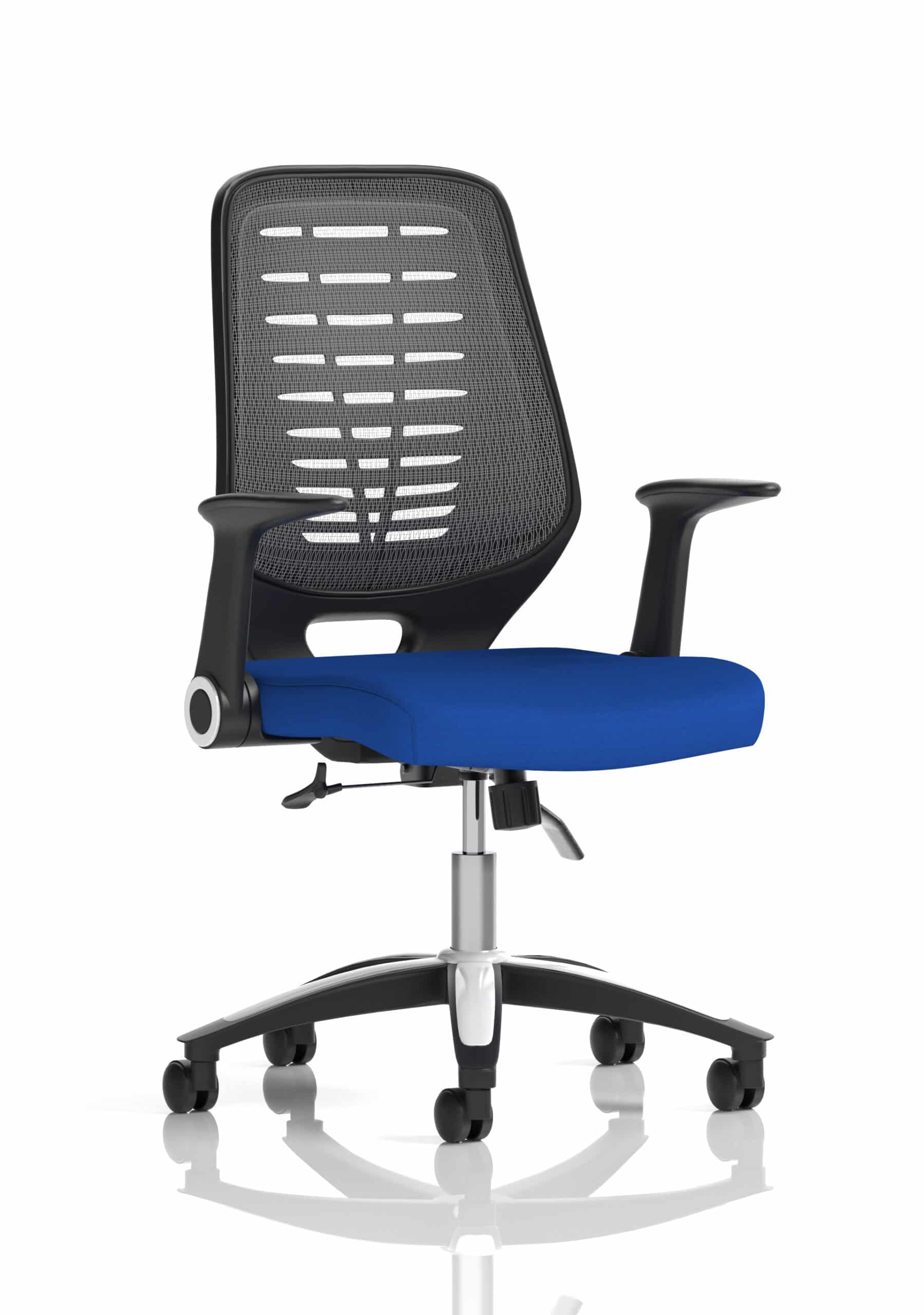 Relay Medium Mesh Back Task Operator Office Chair with Arms - Image 32