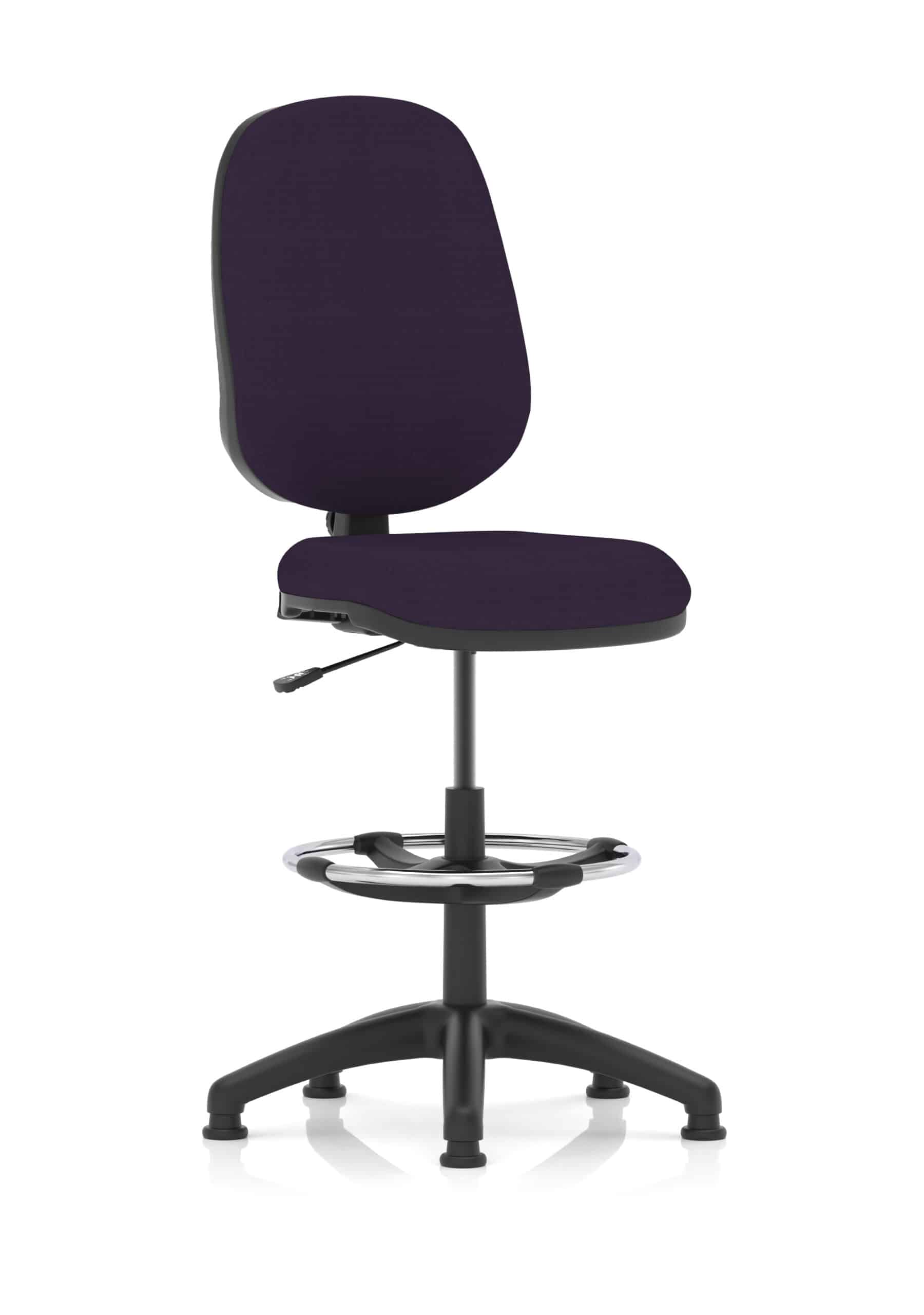 Eclipse Plus I Medium Back Task Operator Office Chair with Hi Rise Draughtsman Kit - Image 17