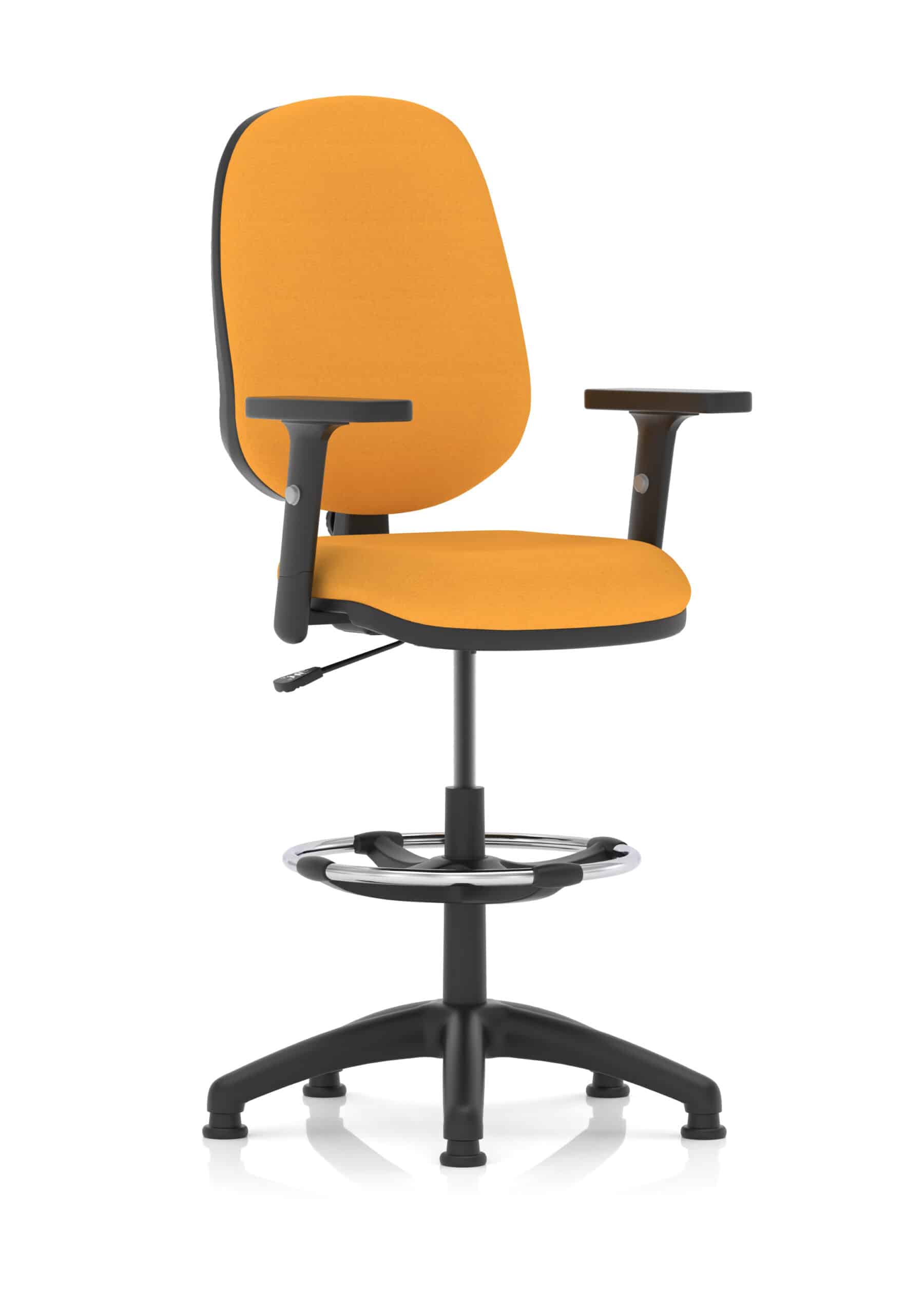 Eclipse Plus I Medium Back Task Operator Office Chair with Hi Rise Draughtsman Kit - Image 22