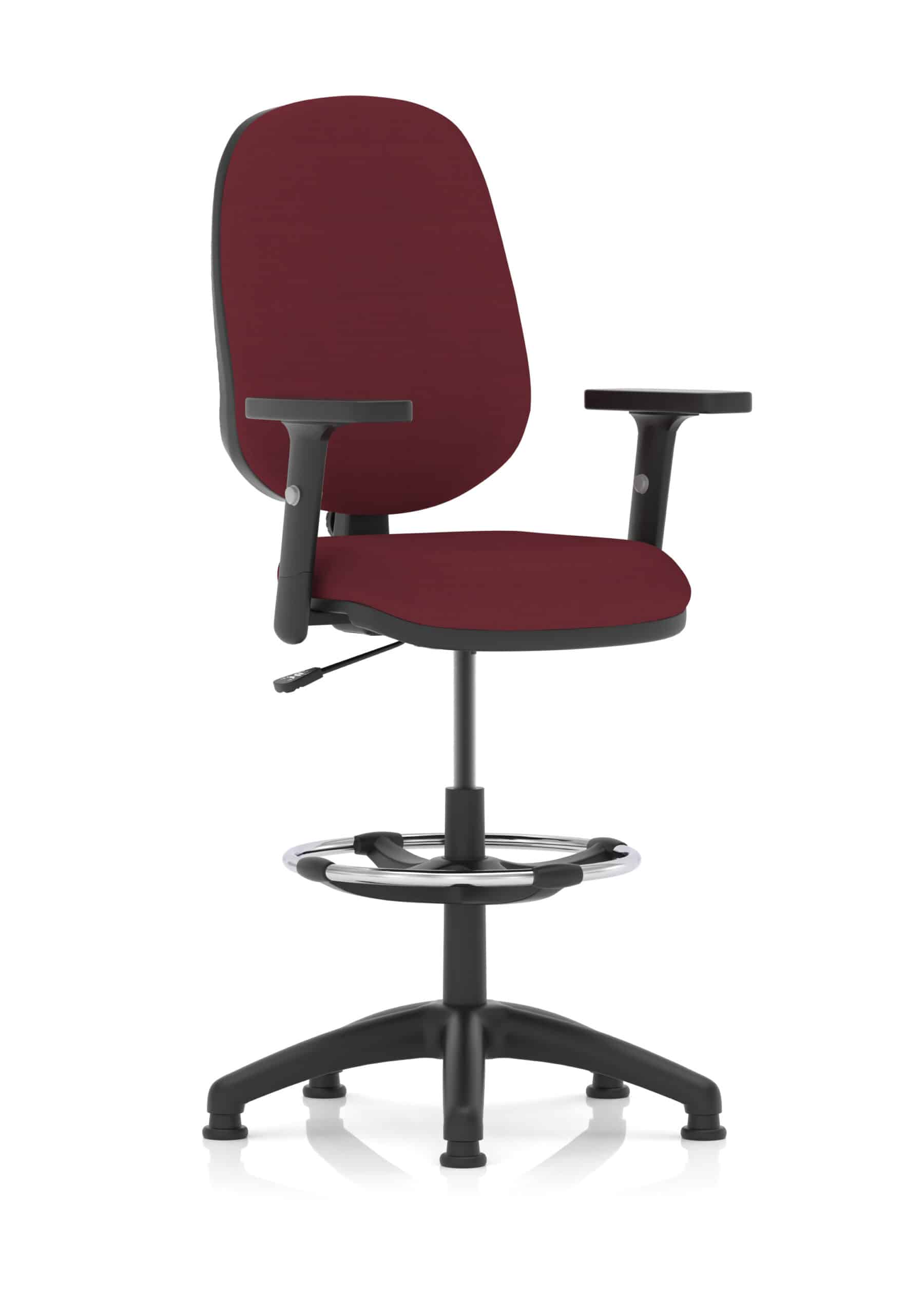 Eclipse Plus I Medium Back Task Operator Office Chair with Hi Rise Draughtsman Kit - Image 23