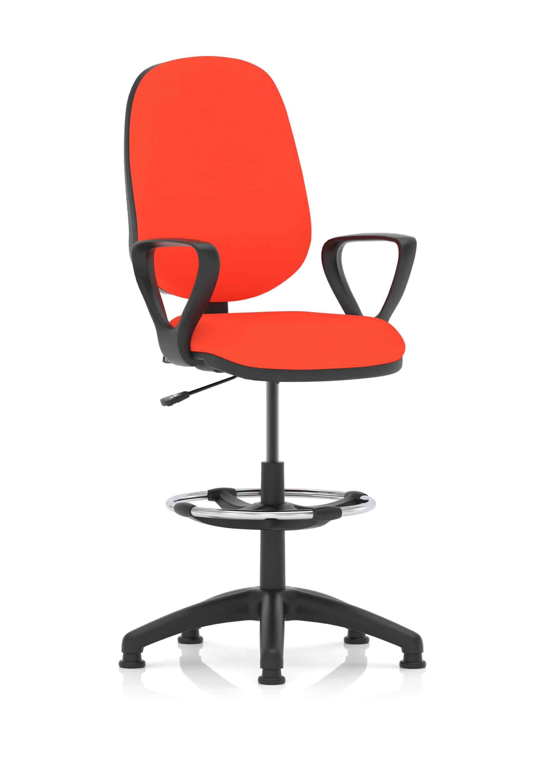 Eclipse Plus I Medium Back Task Operator Office Chair with Hi Rise Draughtsman Kit - Image 29