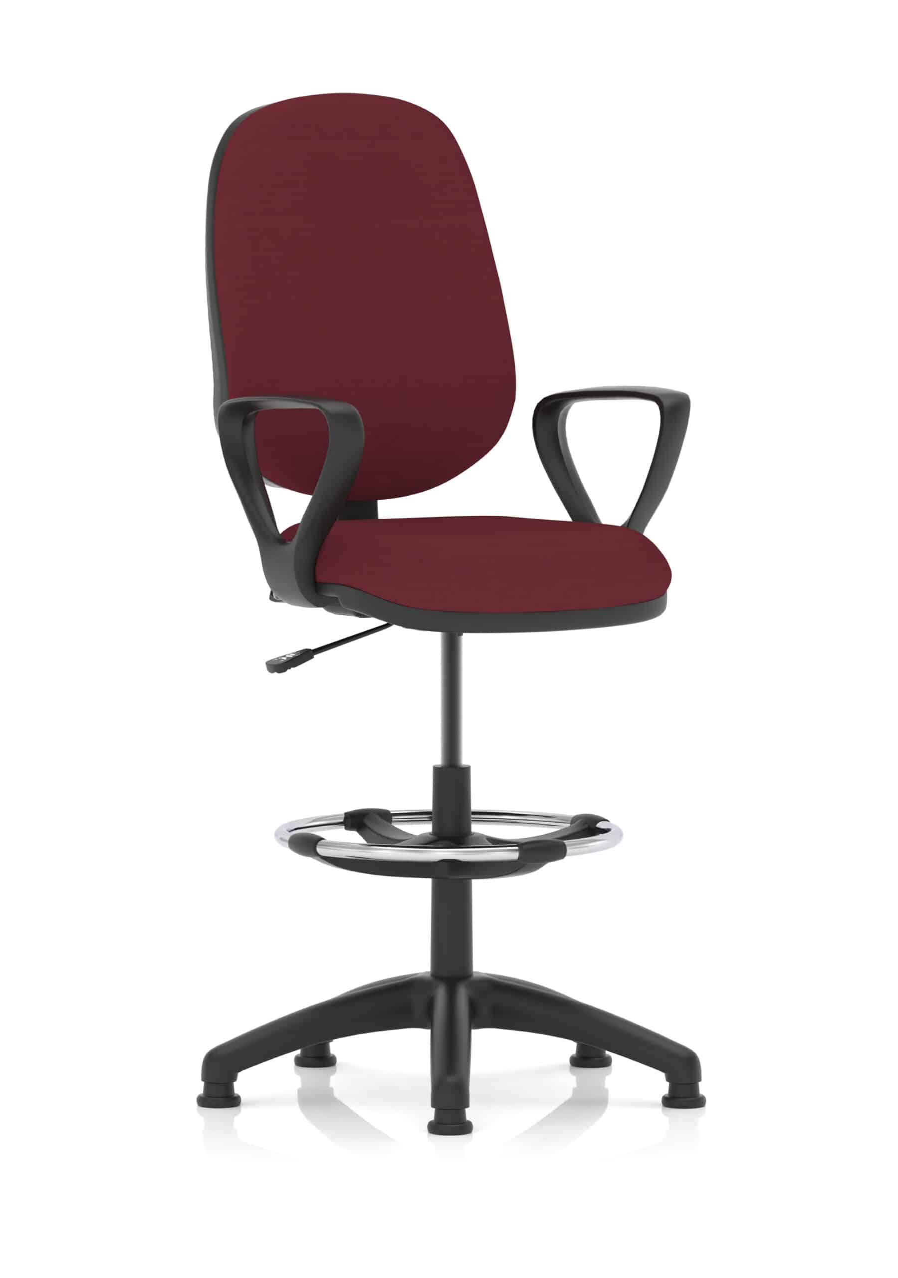 Eclipse Plus I Medium Back Task Operator Office Chair with Hi Rise Draughtsman Kit - Image 31