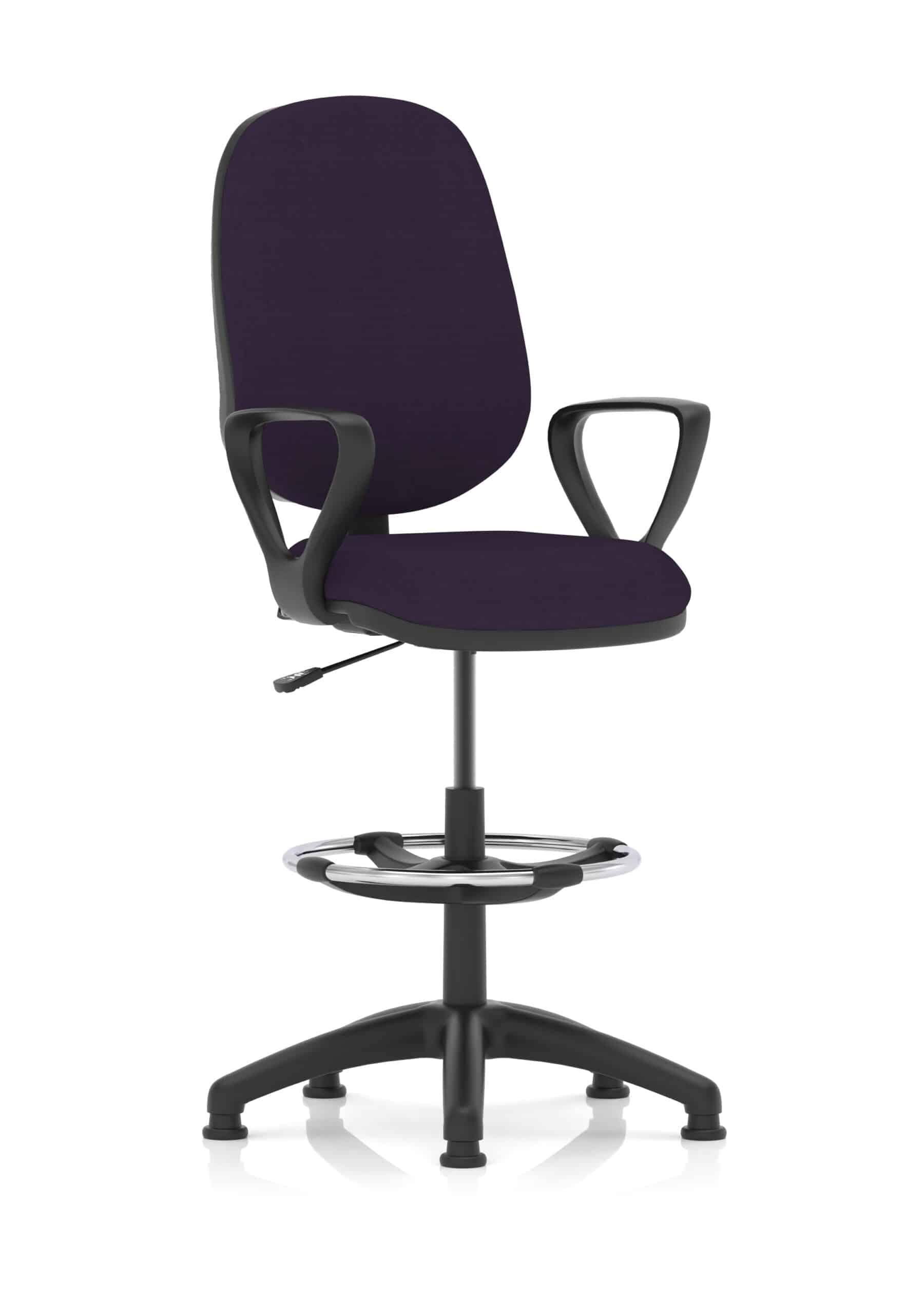 Eclipse Plus I Medium Back Task Operator Office Chair with Hi Rise Draughtsman Kit - Image 33