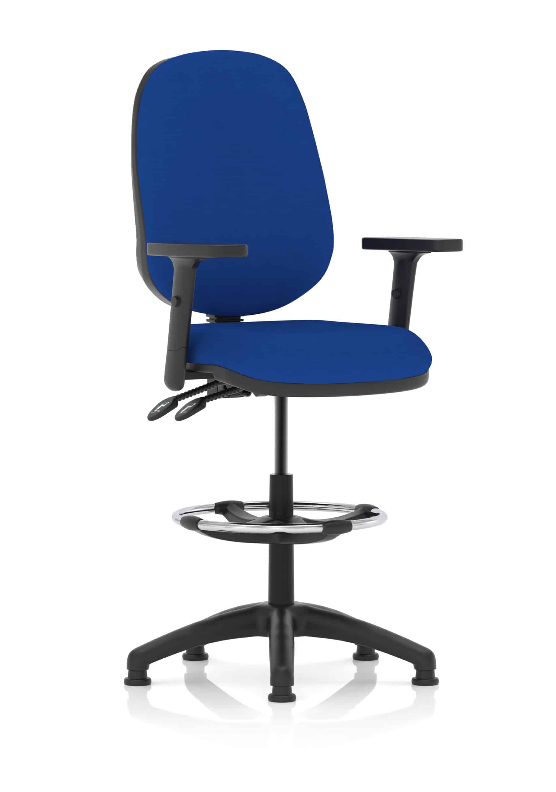 Eclipse Plus II Task Operator Office Chair with Hi Rise Draughtsman Kit - Image 21