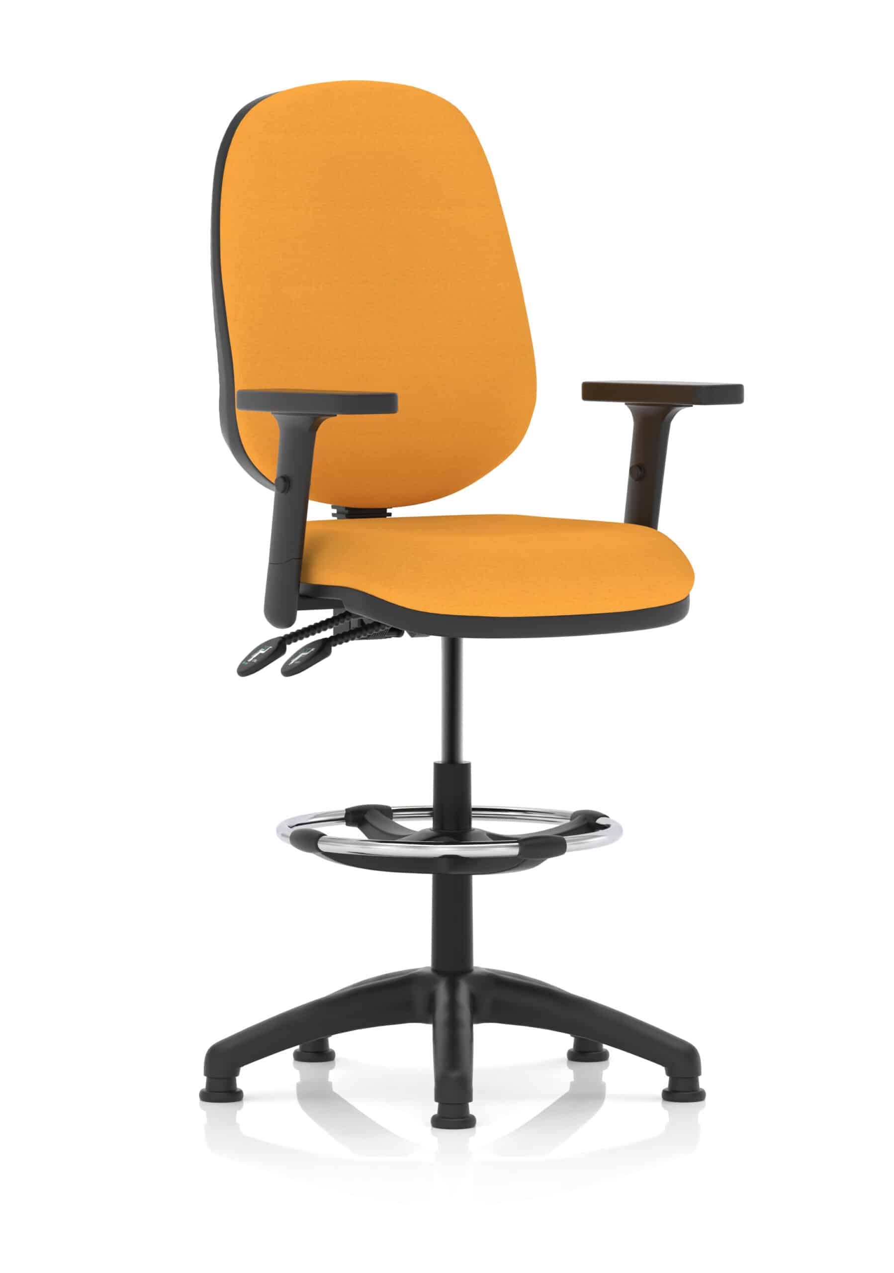 Eclipse Plus II Task Operator Office Chair with Hi Rise Draughtsman Kit - Image 27