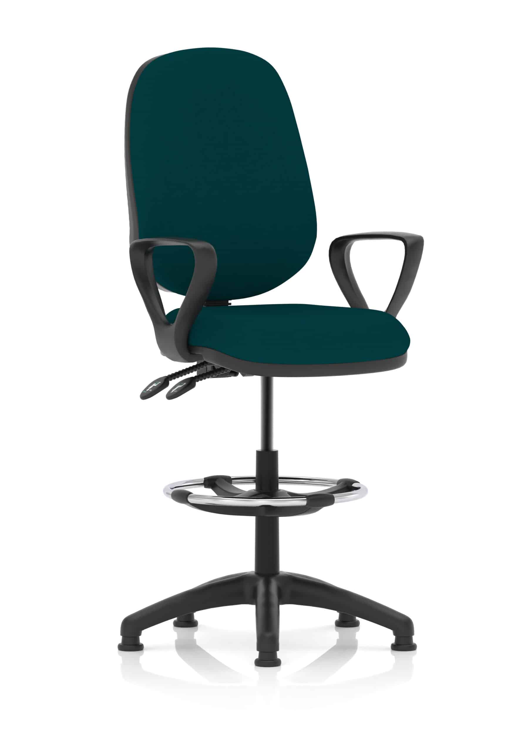 Eclipse Plus II Task Operator Office Chair with Hi Rise Draughtsman Kit - Image 32
