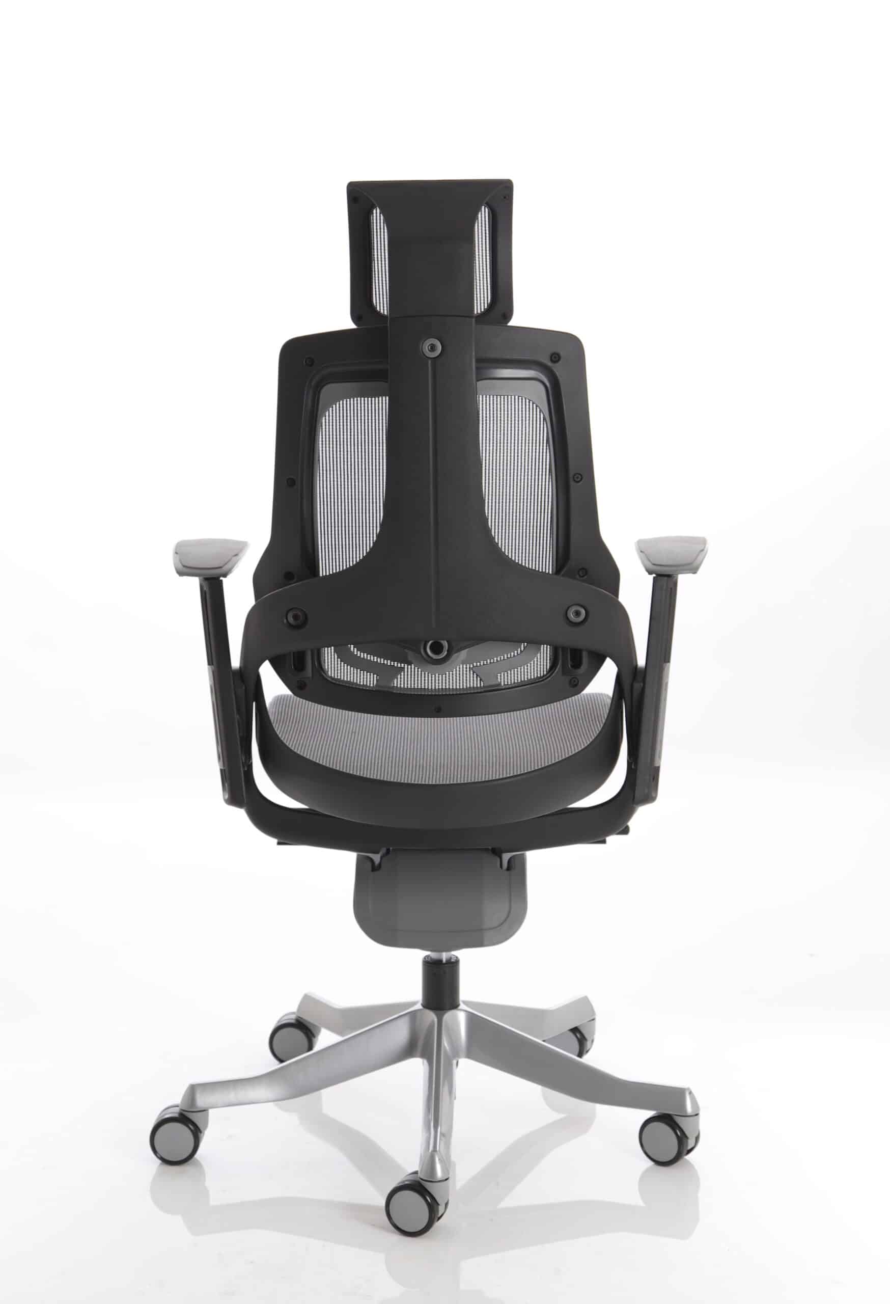 Zure High Back Black Shell Executive Office Chair with Arms - Image 3