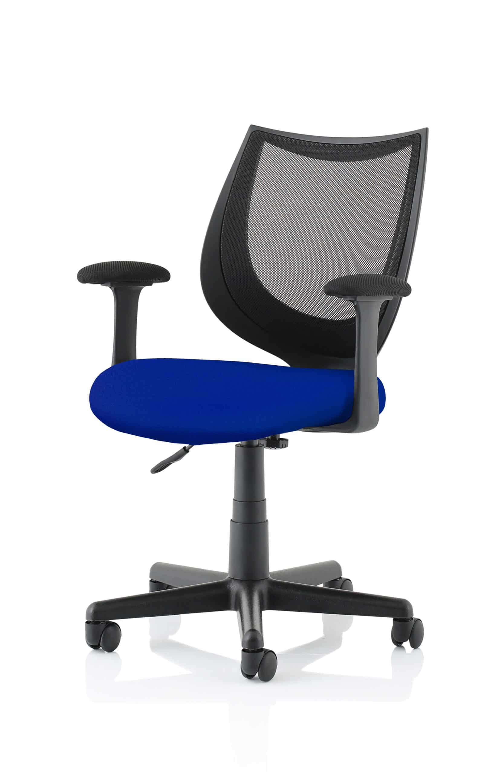 Camden Medium Back Black Mesh Task Operator Office Chair With Arms - Image 11