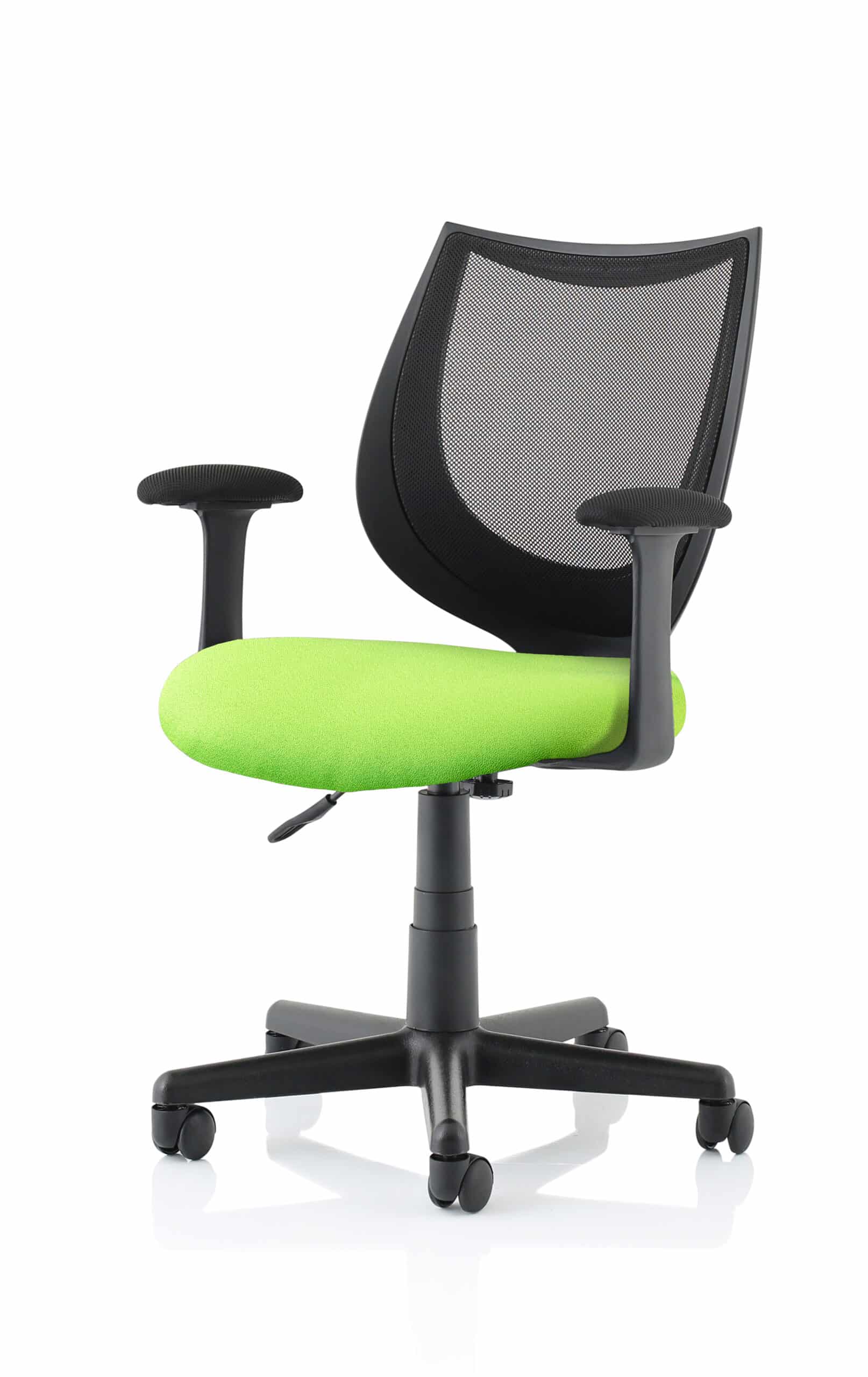Camden Medium Back Black Mesh Task Operator Office Chair With Arms - Image 10