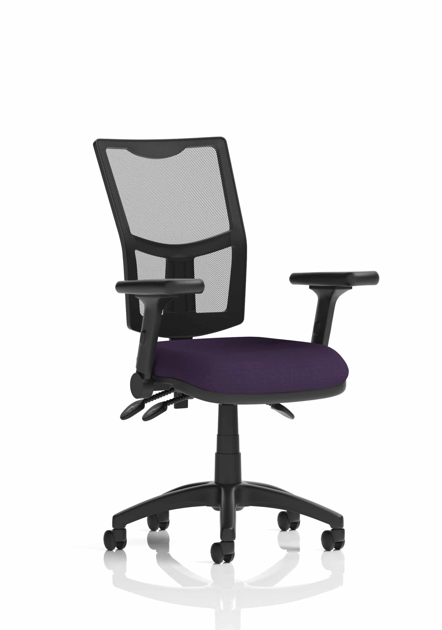Eclipse Plus III Medium Mesh Back Task Operator Office Chair - Image 48