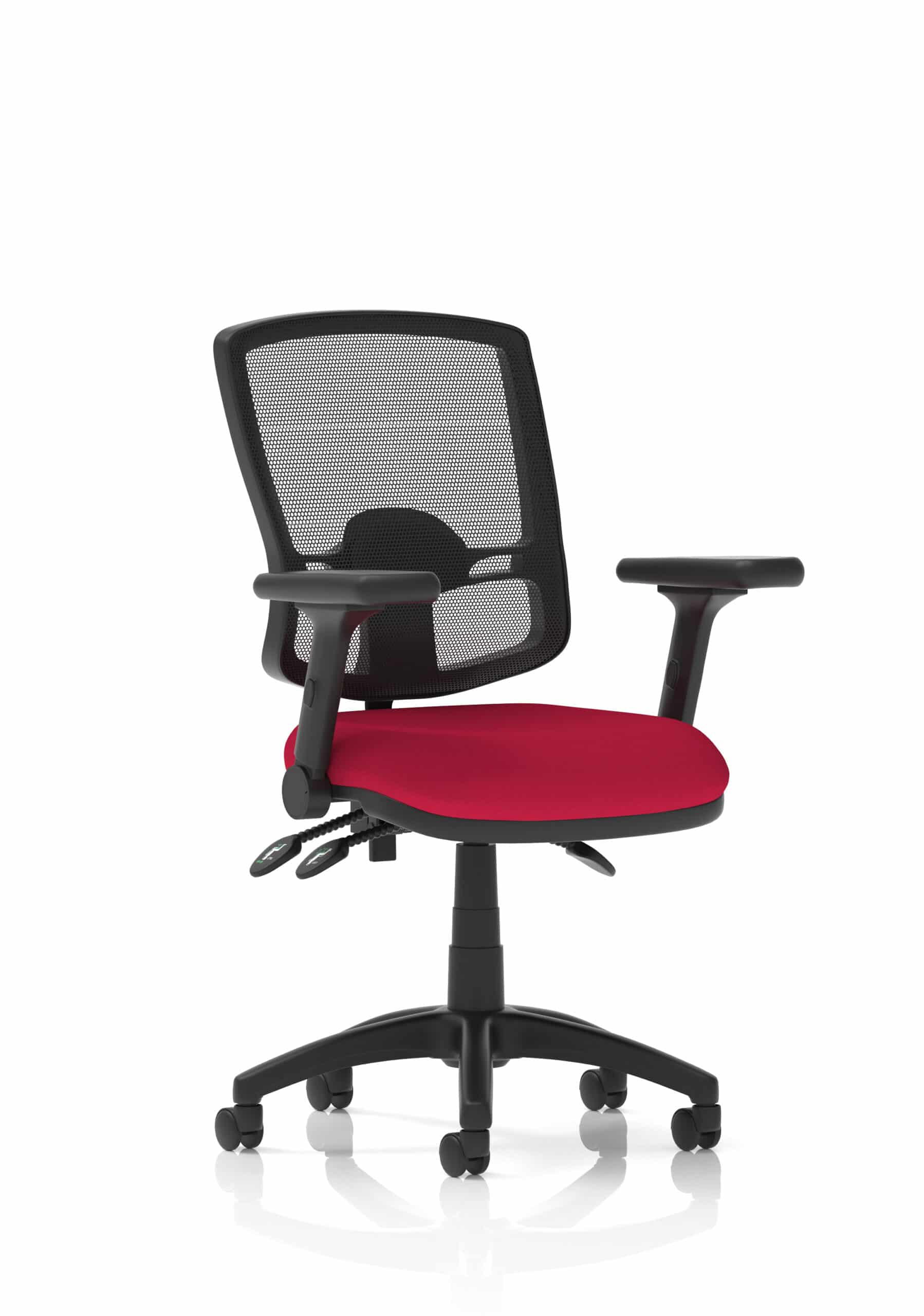Eclipse Plus III Deluxe Medium Mesh Back Task Operator Office Chair - Image 48