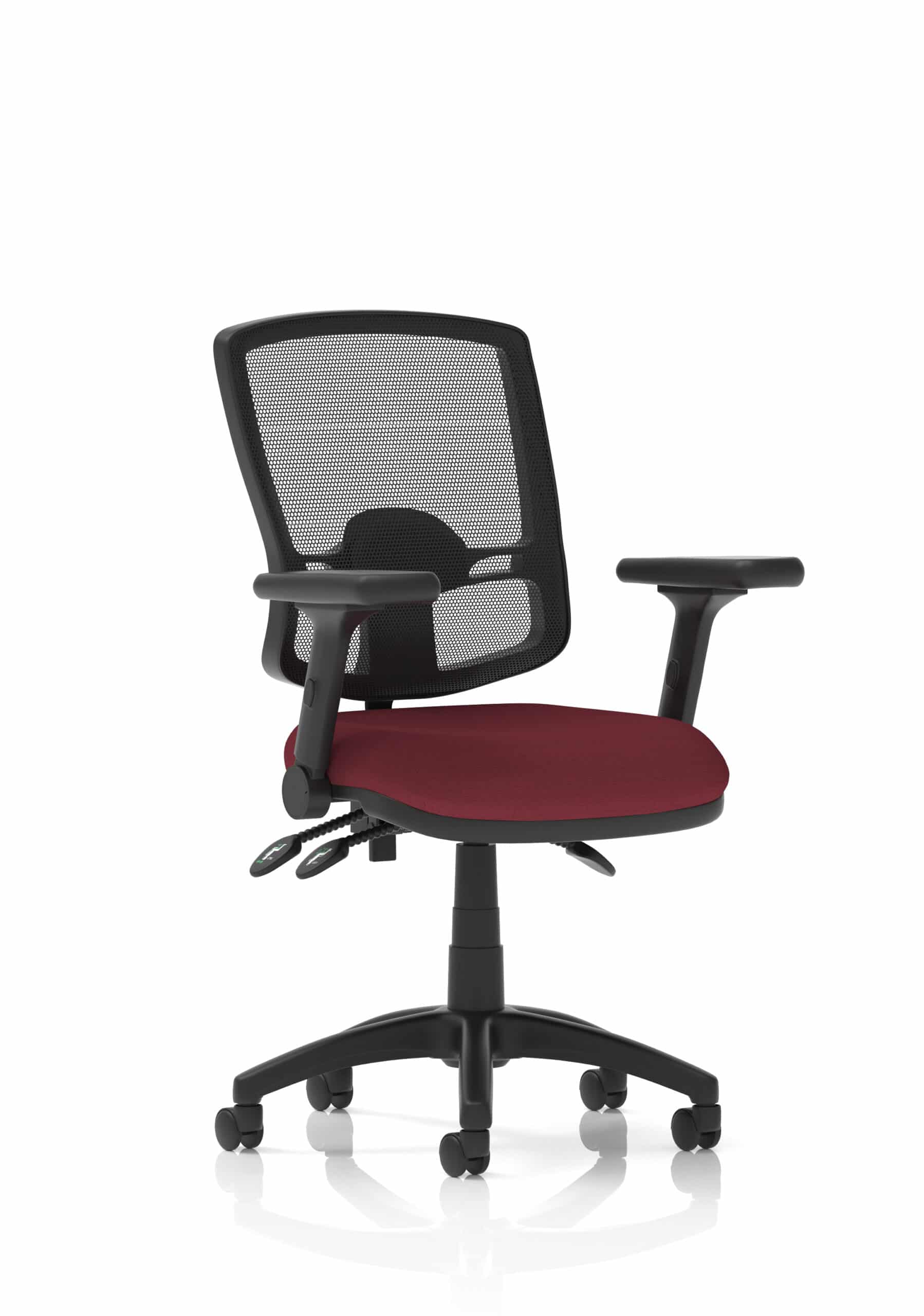 Eclipse Plus III Deluxe Medium Mesh Back Task Operator Office Chair - Image 49