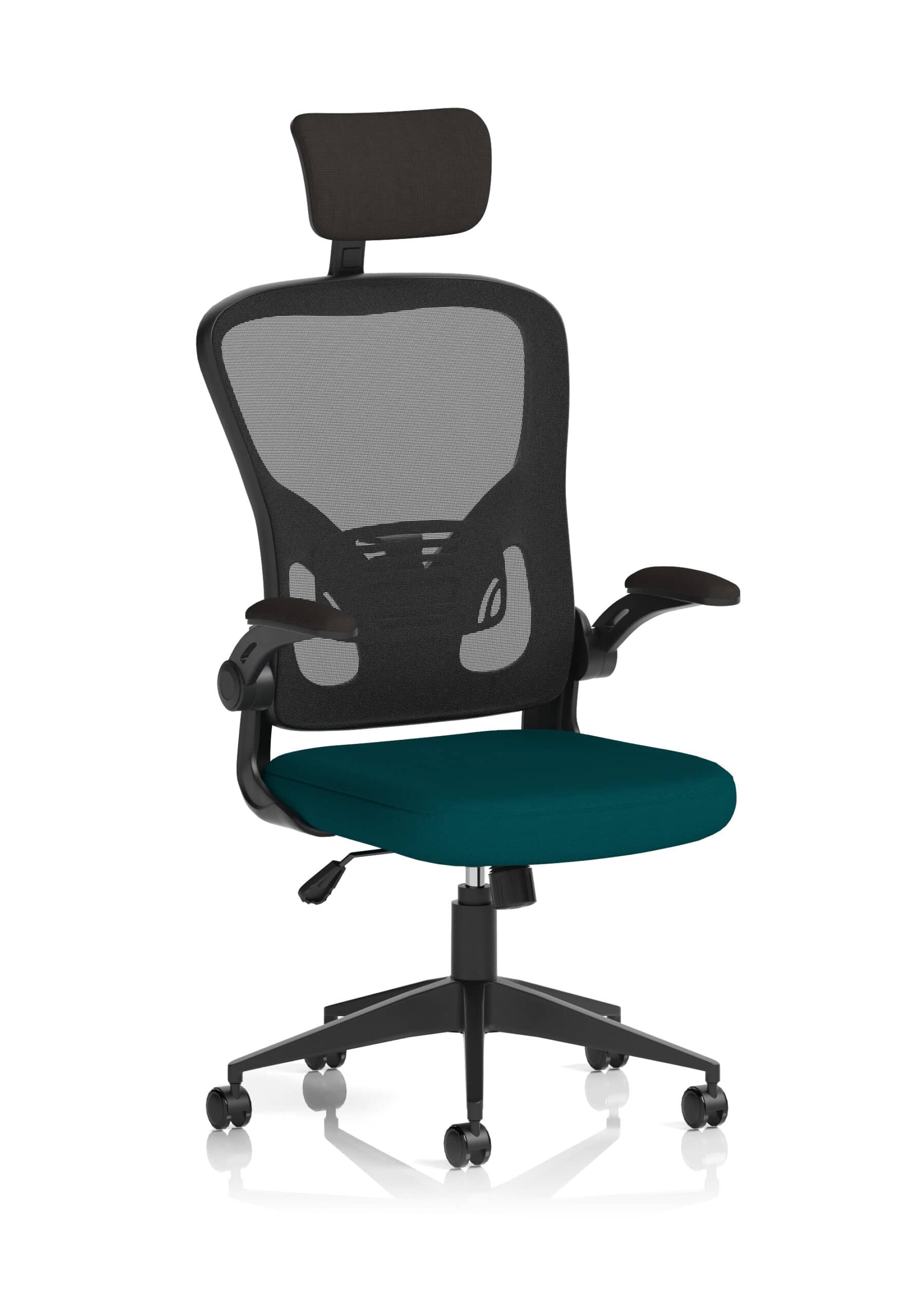 Ace Executive Mesh Chair With Folding Arms - Image 11