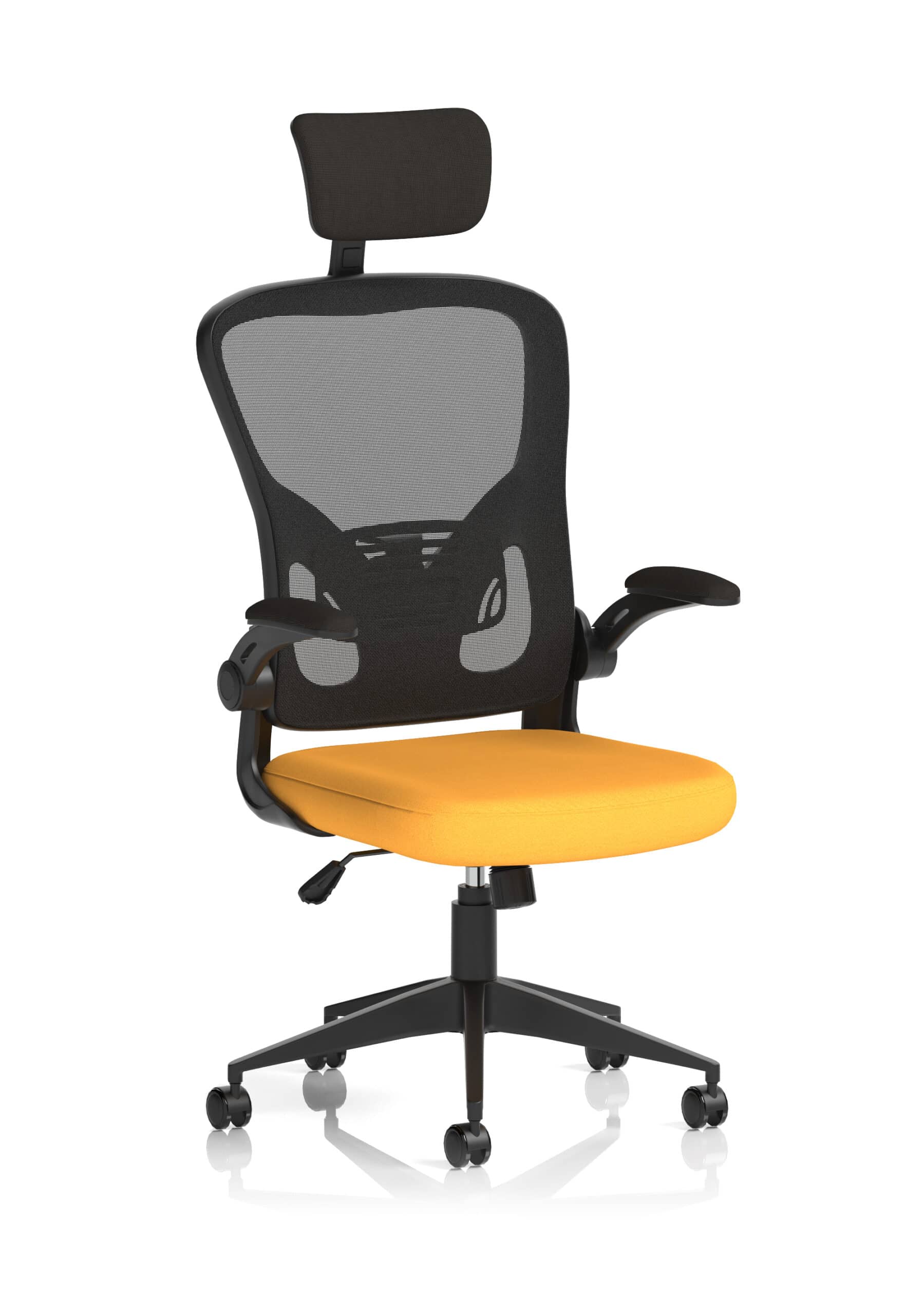 Ace Executive Mesh Chair With Folding Arms - Image 13