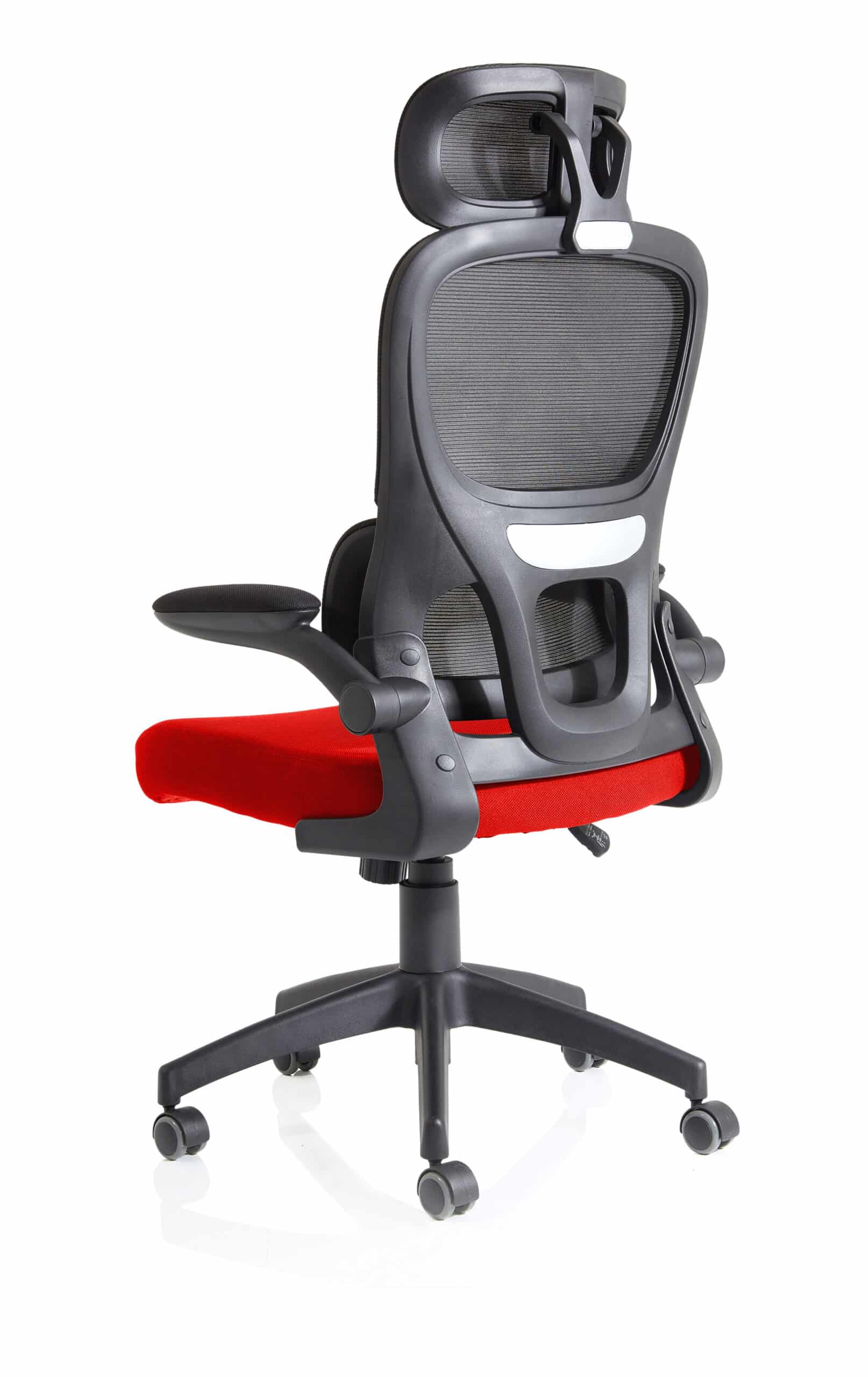 Iris Task Operator Mesh Back Fabric Seat With Headrest - Image 13