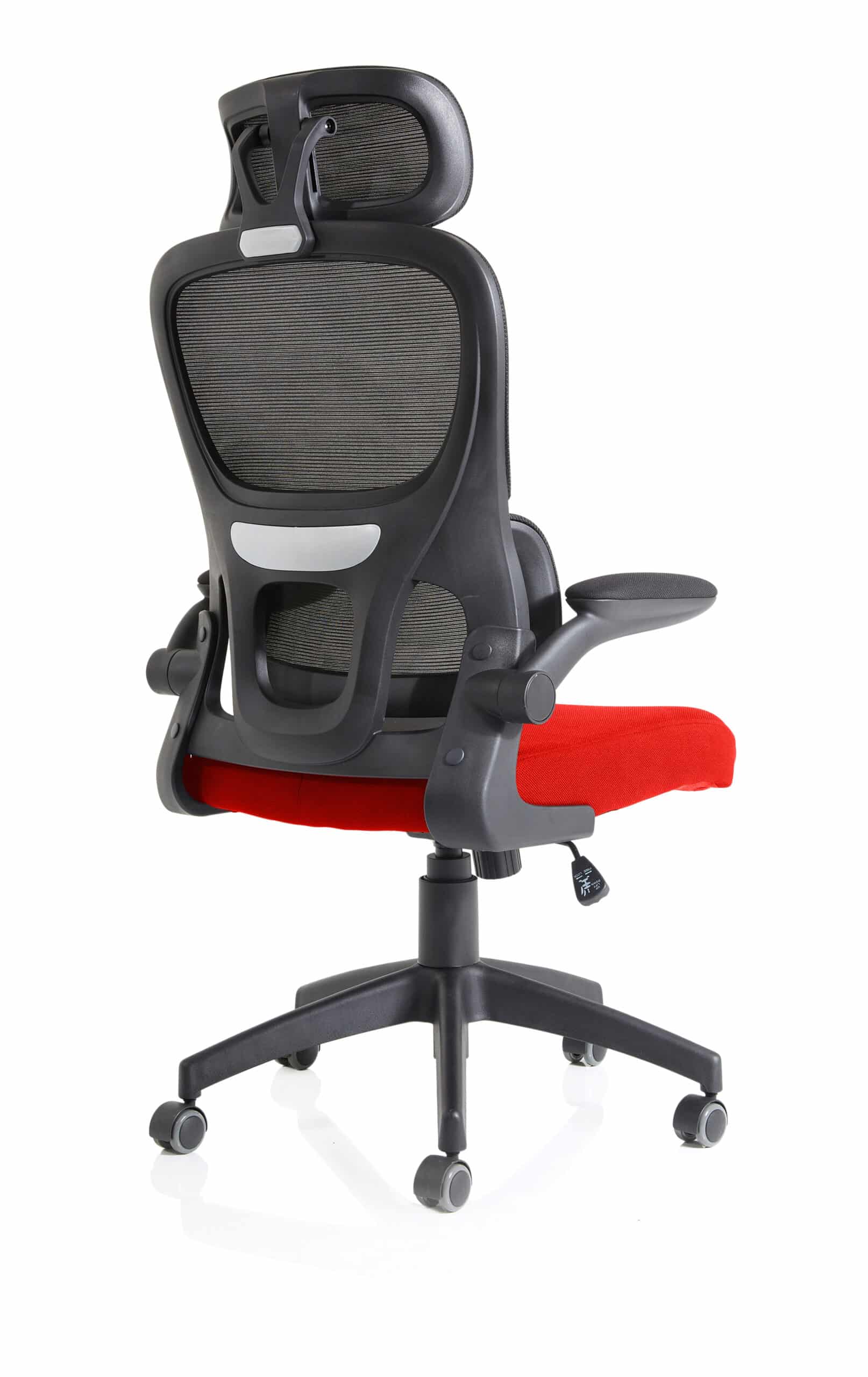 Iris Task Operator Mesh Back Fabric Seat With Headrest - Image 15