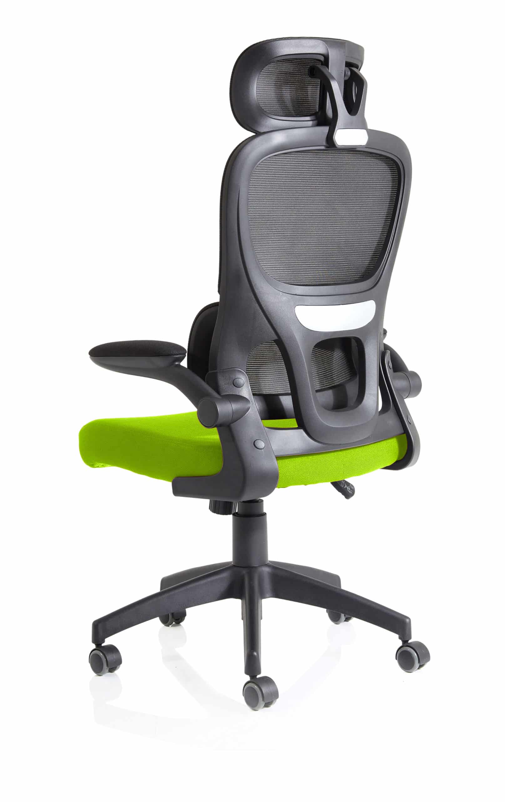 Iris Task Operator Mesh Back Fabric Seat With Headrest - Image 21