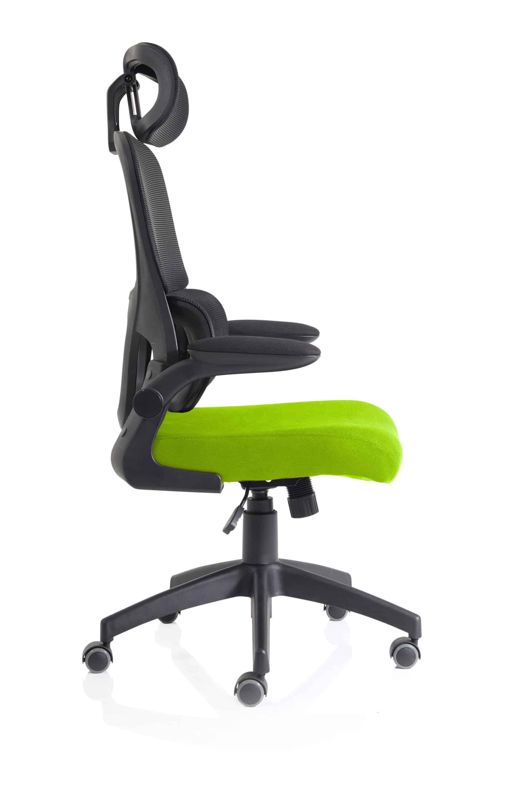 Iris Task Operator Mesh Back Fabric Seat With Headrest - Image 24